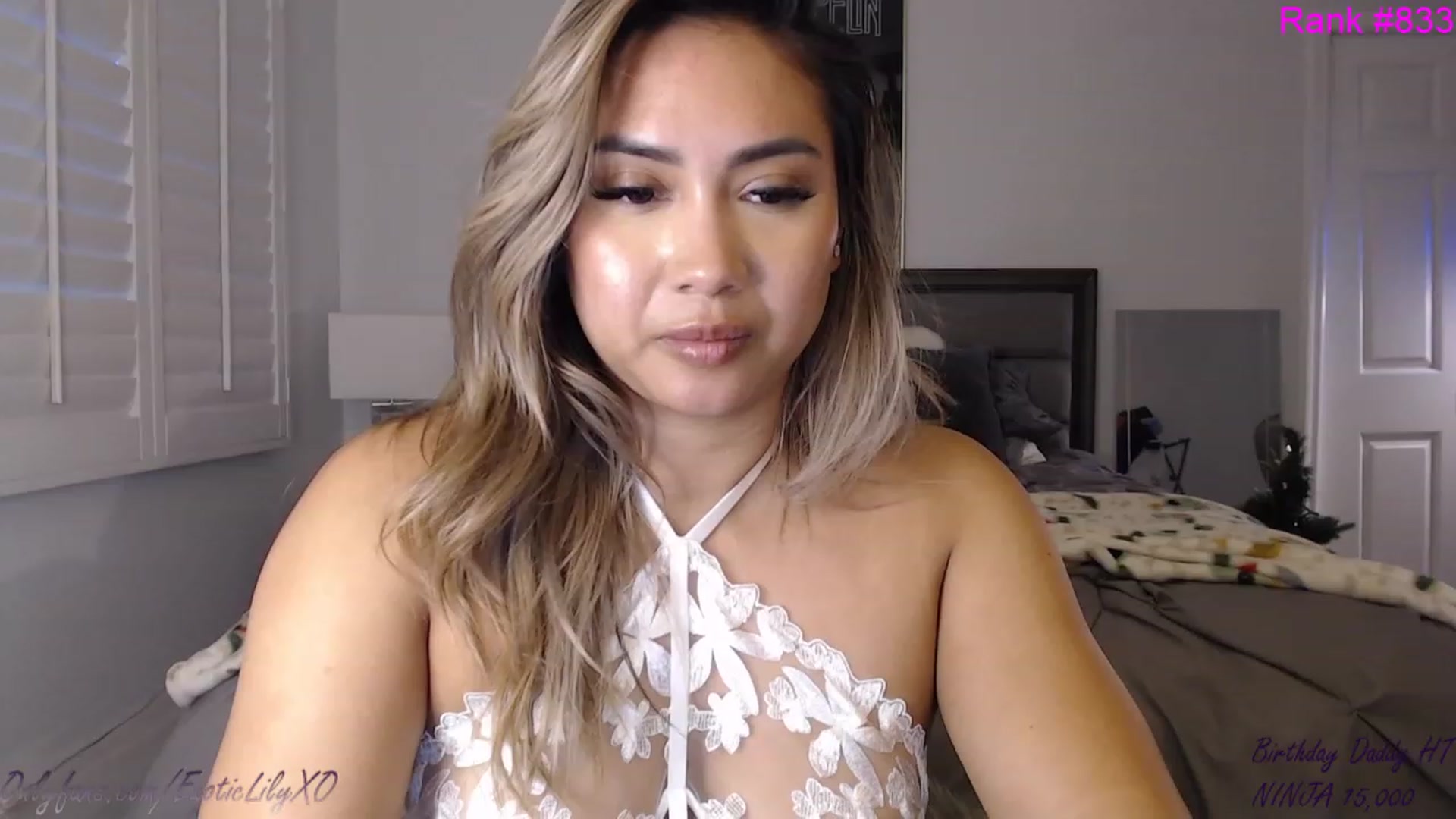 Gallery image thumbnail from ExoticLilyXO's myfreecams stream on, 01/27/2023, 24:10 image 12 of 20
