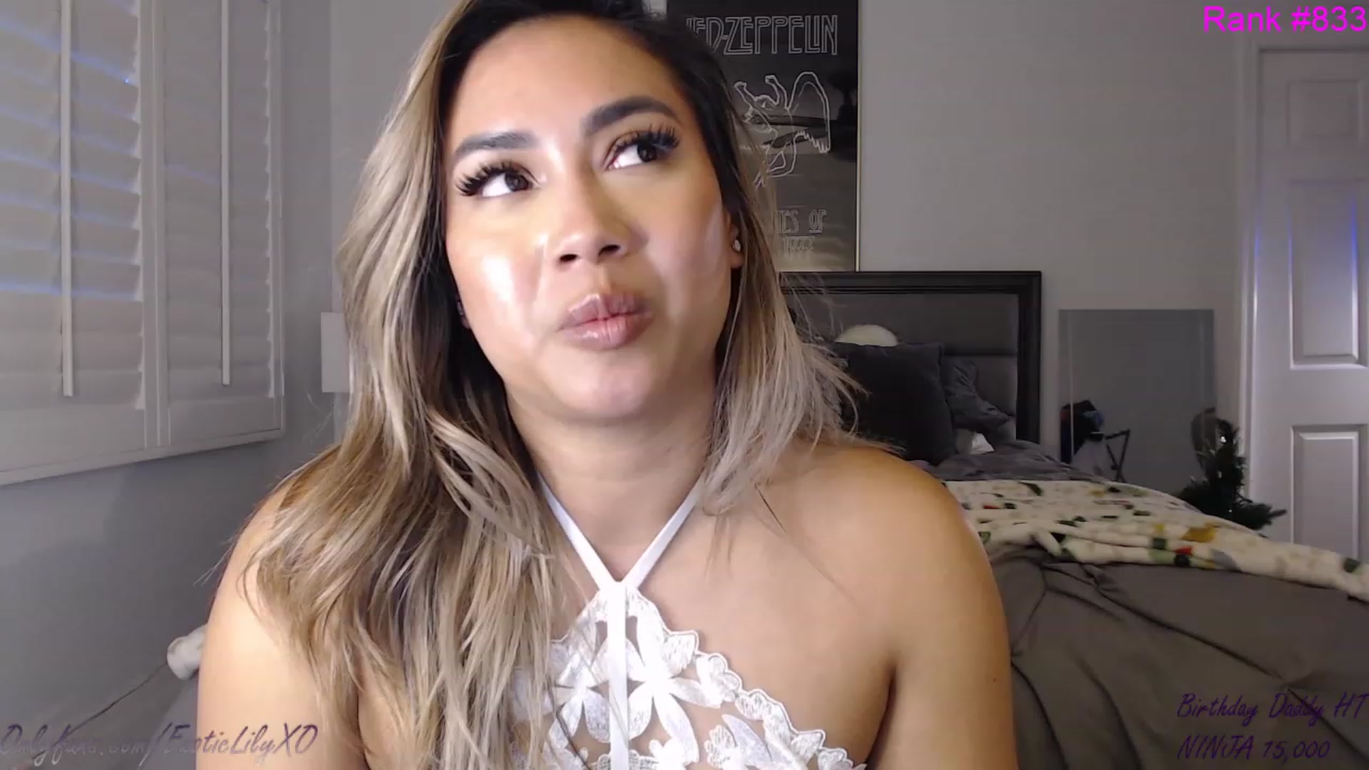 Gallery image thumbnail from ExoticLilyXO's myfreecams stream on, 01/27/2023, 24:10 image 14 of 20
