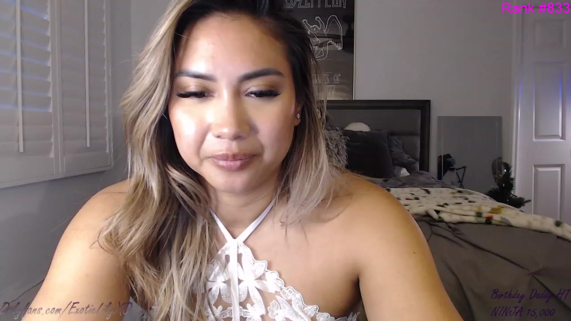 Gallery image thumbnail from ExoticLilyXO's myfreecams stream on, 01/27/2023, 24:10 image 8 of 20