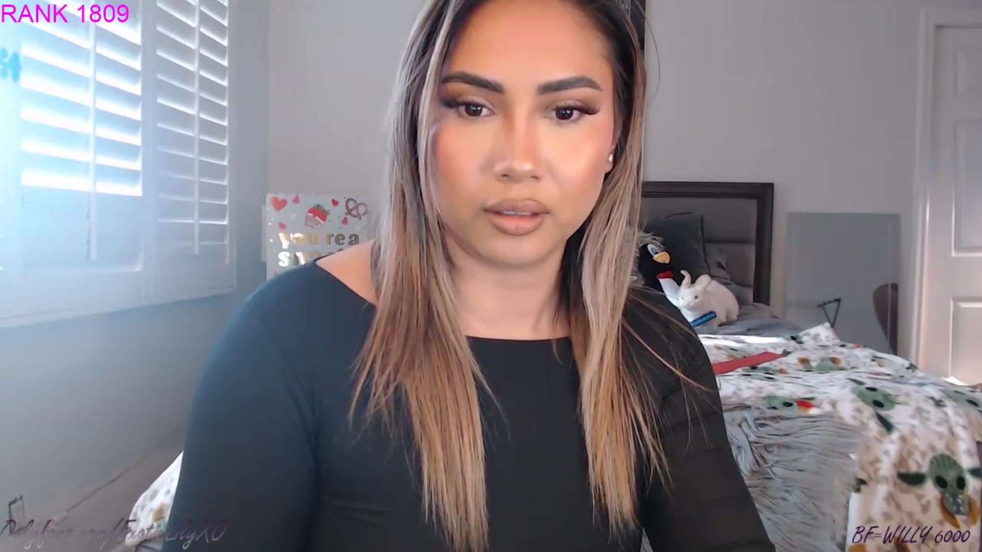 Gallery image thumbnail from ExoticLilyXO's myfreecams stream on, 02/17/2023, 23:22 image 8 of 20