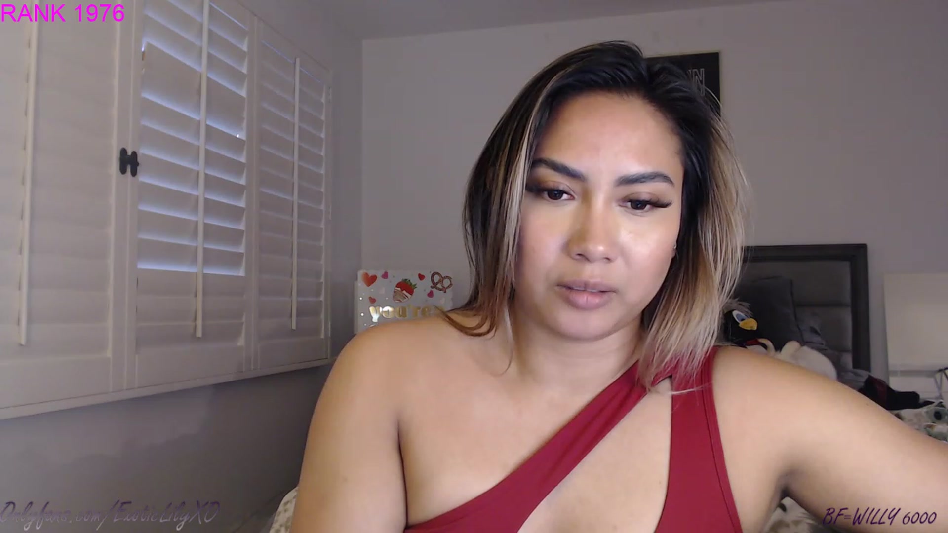 Gallery image thumbnail from ExoticLilyXO's myfreecams stream on, 02/21/2023, 24:09 image 20 of 20