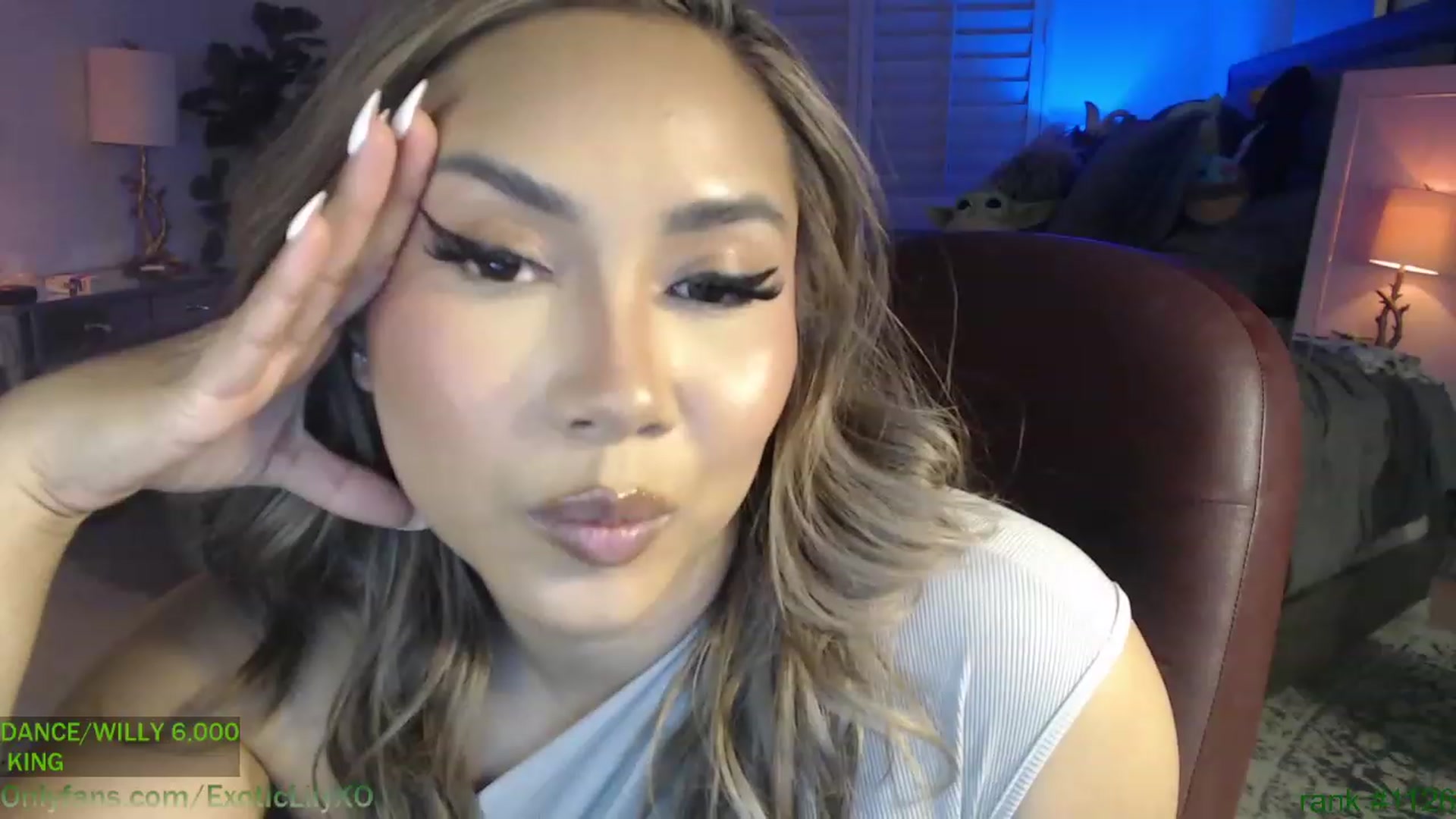 Gallery image thumbnail from ExoticLilyXO's myfreecams stream on, 03/27/2023, 04:14 image 5 of 20