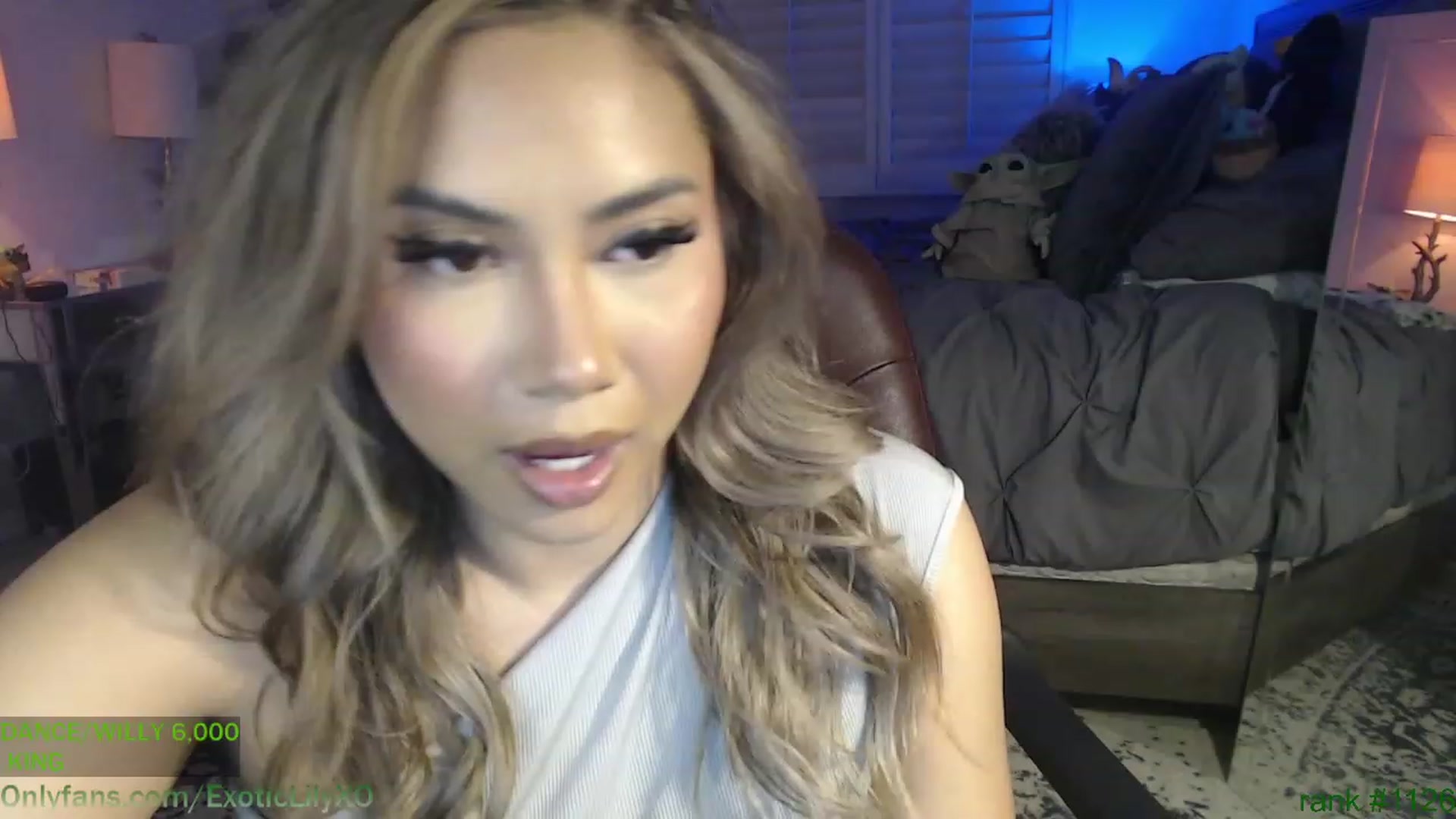 Gallery image thumbnail from ExoticLilyXO's myfreecams stream on, 03/27/2023, 04:14 image 7 of 20