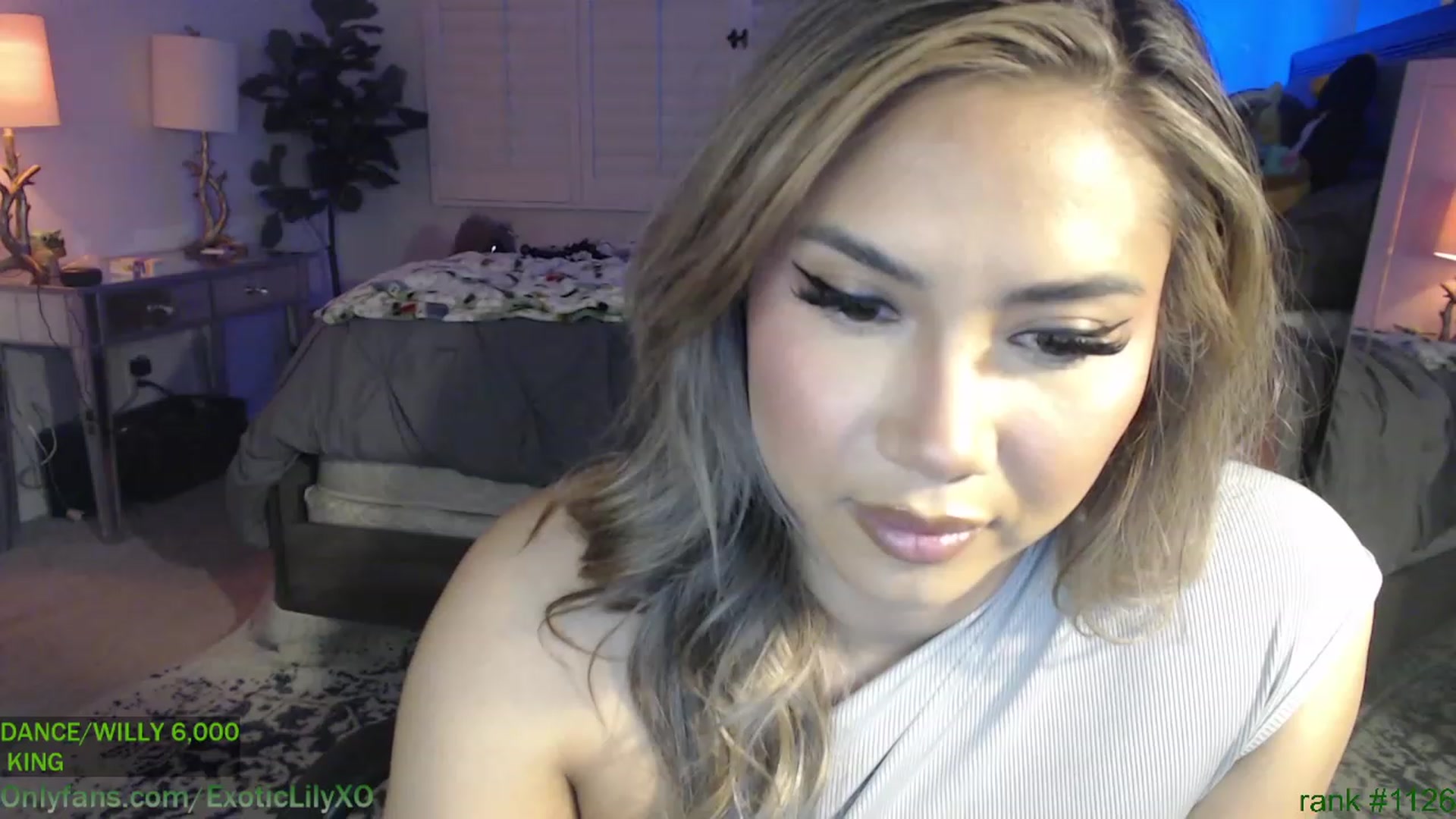 Gallery image thumbnail from ExoticLilyXO's myfreecams stream on, 03/27/2023, 04:14 image 4 of 20