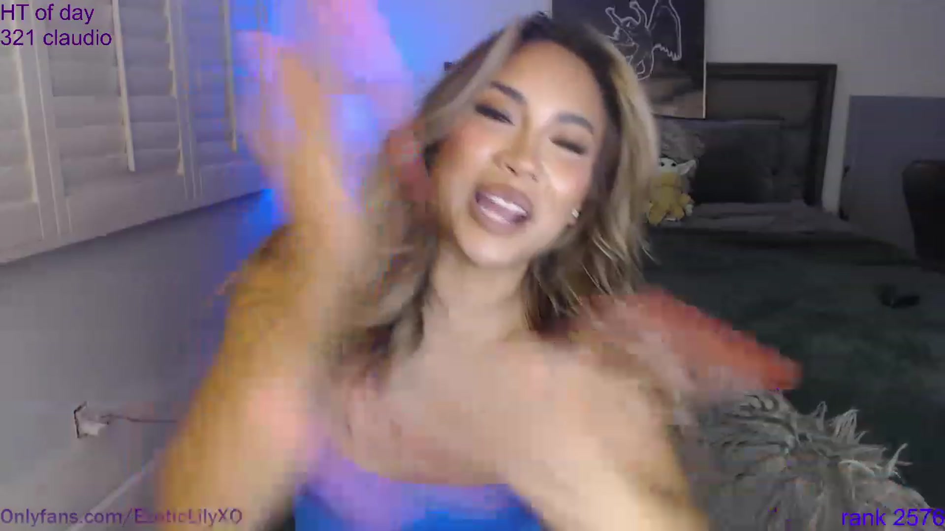 Gallery image thumbnail from ExoticLilyXO's myfreecams stream on, 08/22/2023, 04:14 image 18 of 20