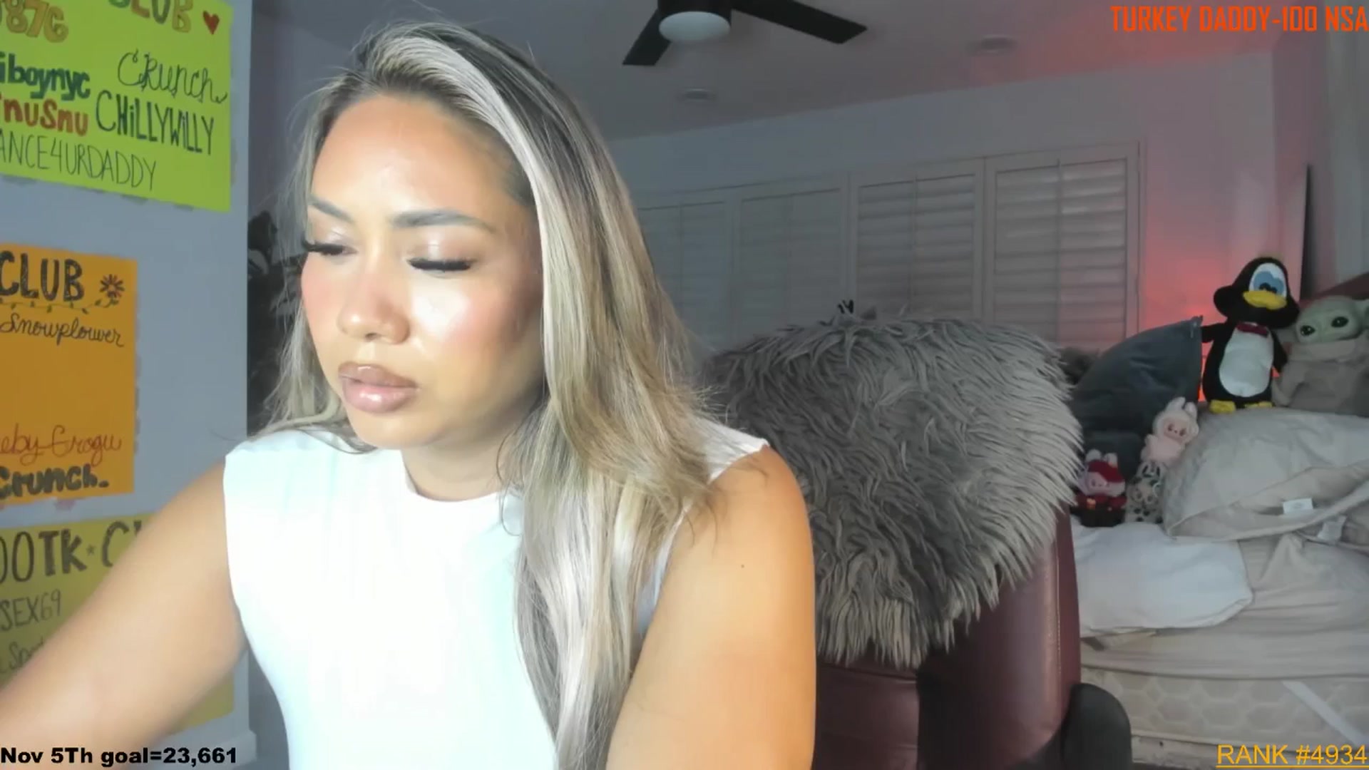 Gallery image thumbnail from ExoticLilyXO's myfreecams stream on, 11/04/2025, 02:46 image 1 of 20