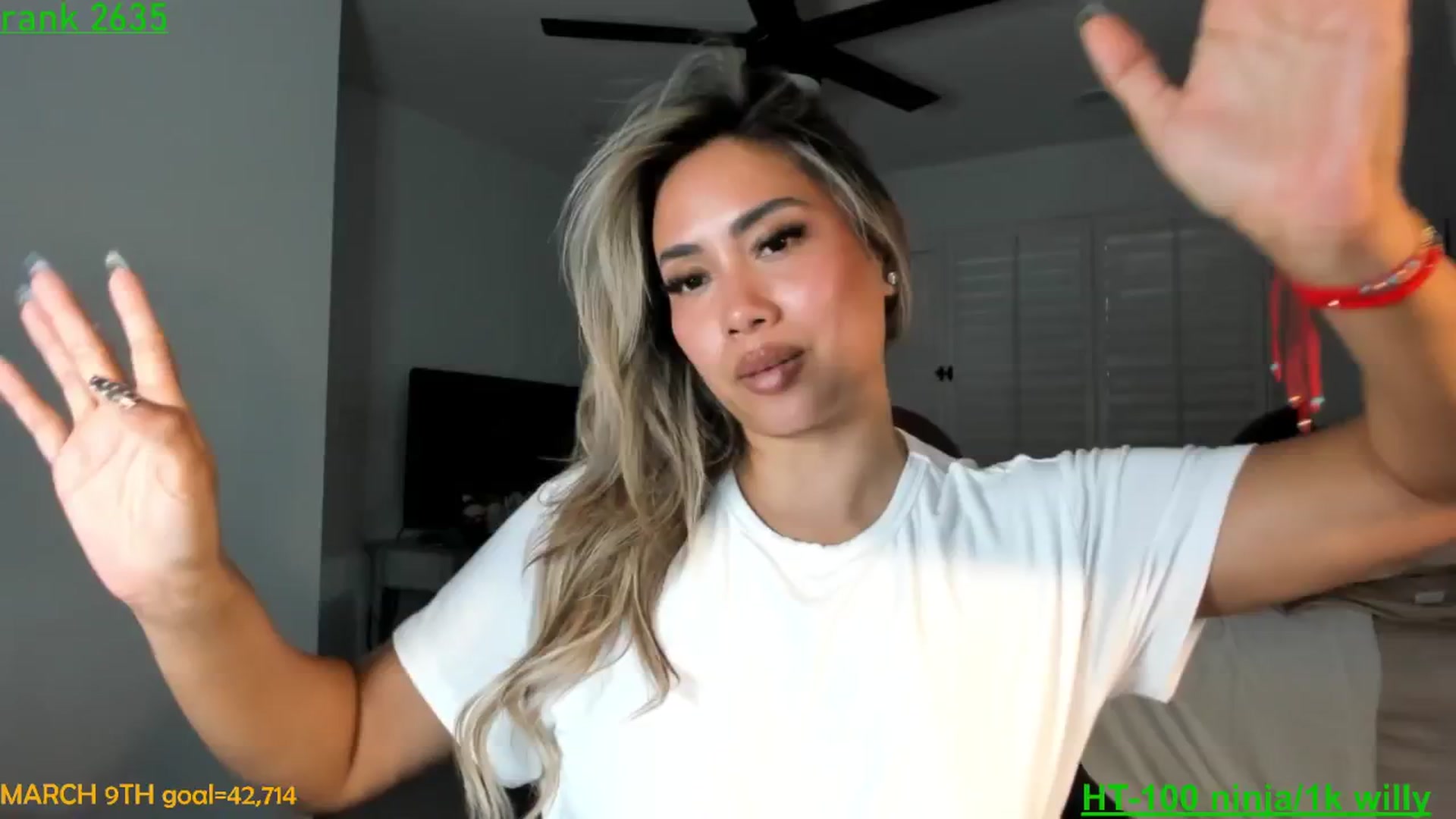 Gallery image thumbnail from ExoticLilyXO's myfreecams stream on, 03/05/2026, 01:50 image 6 of 20