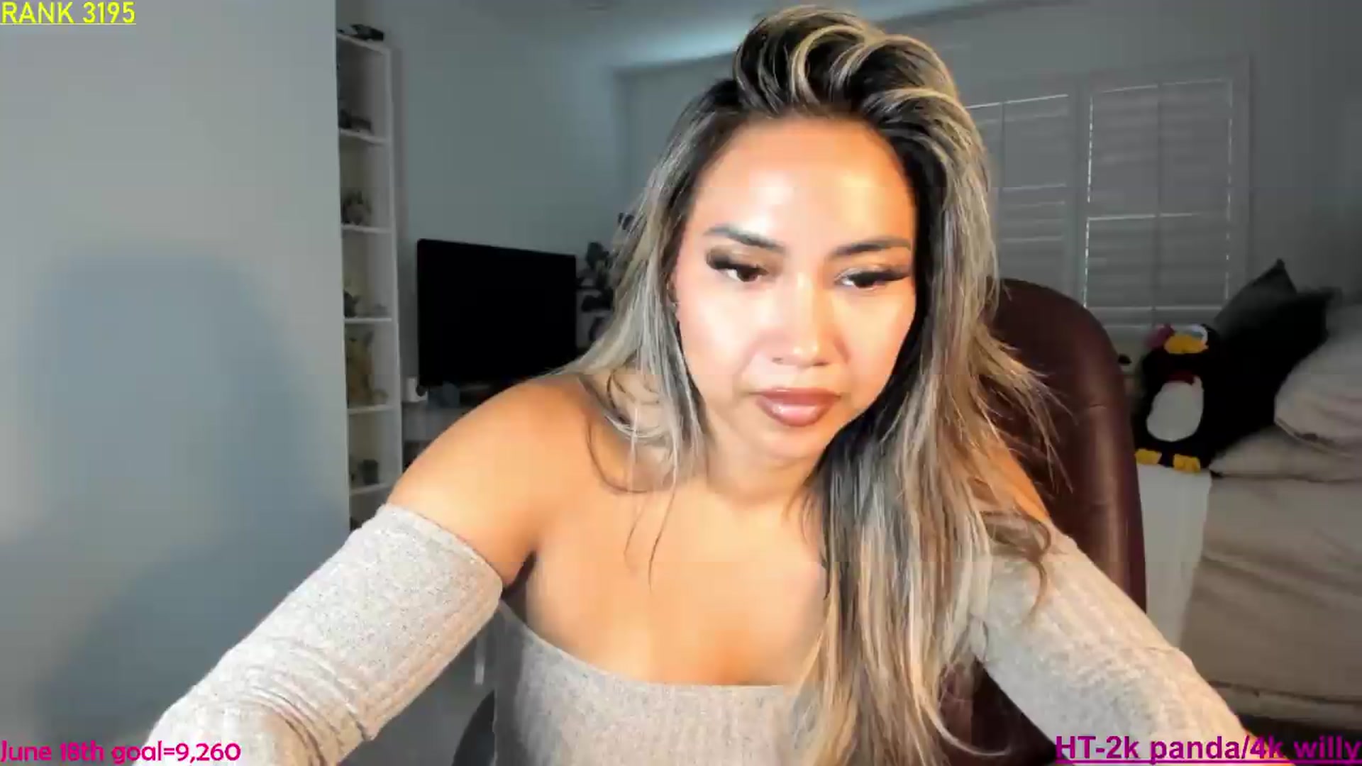 Gallery image thumbnail from ExoticLilyXO's myfreecams stream on, 06/19/2026, 01:10 image 5 of 20
