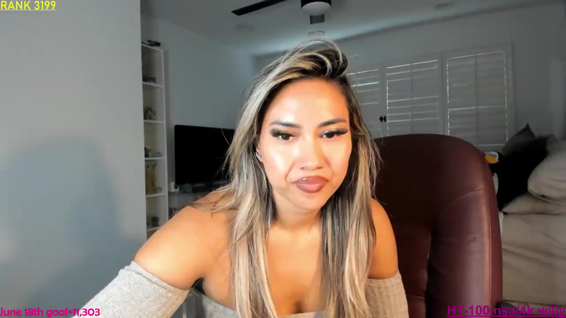 Gallery image thumbnail from ExoticLilyXO's myfreecams stream on, 06/19/2026, 01:10 image 1 of 20