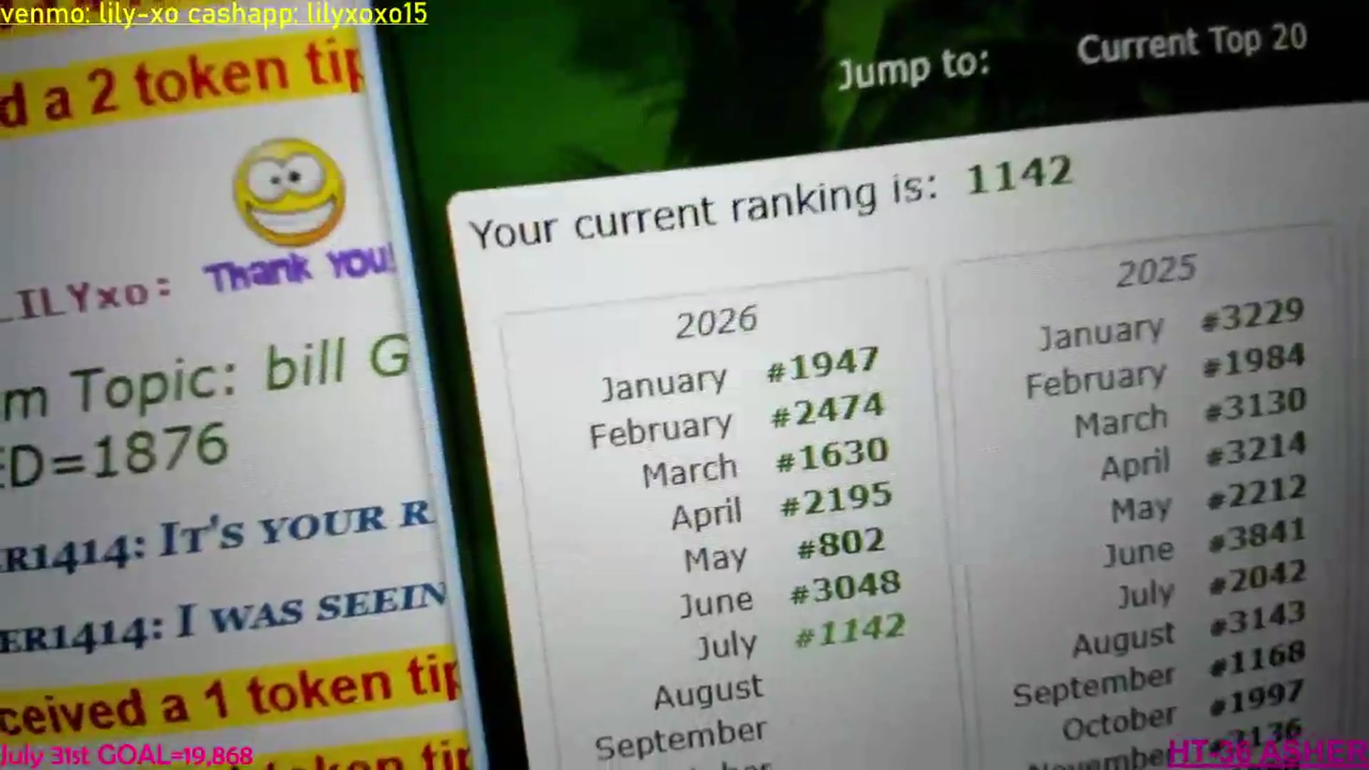 Gallery image thumbnail from ExoticLilyXO's myfreecams stream on, 07/29/2026, 24:01 image 15 of 20