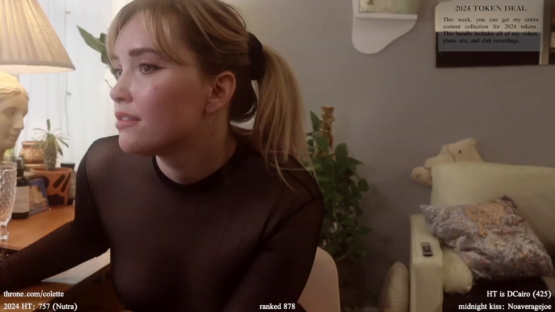 Gallery image thumbnail from Femme's myfreecams stream on, 01/08/2024, 20:55 image 3 of 20