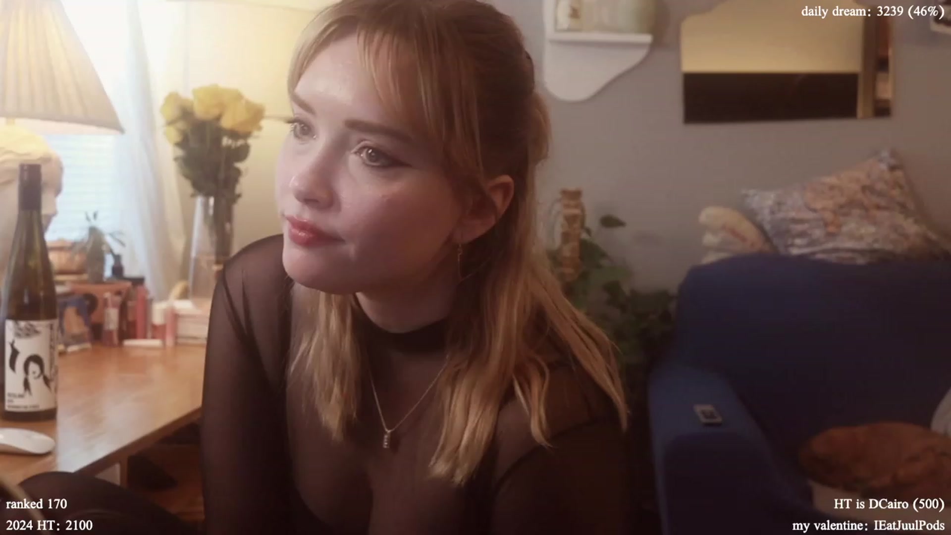 Gallery image thumbnail from Femme's myfreecams stream on, 02/01/2024, 20:17 image 15 of 20