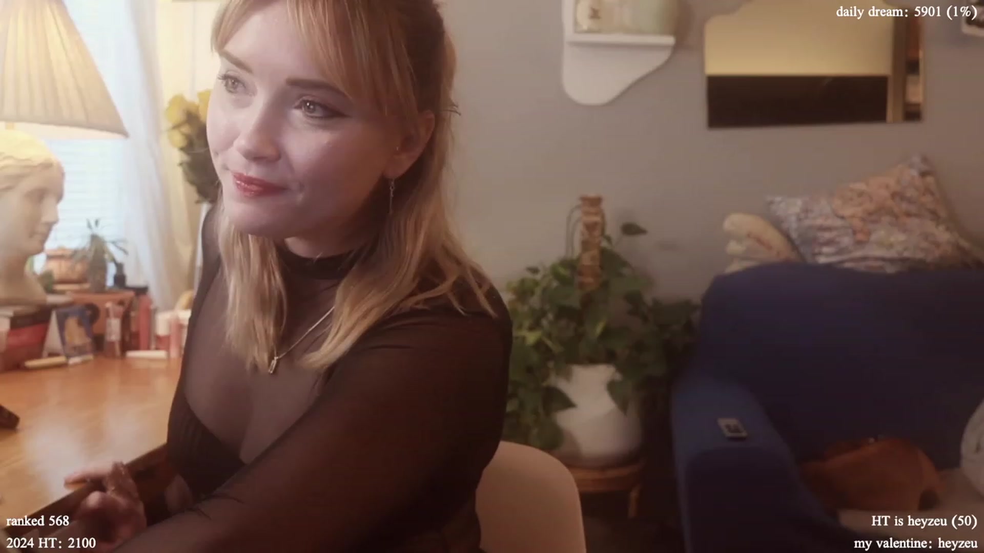 Gallery image thumbnail from Femme's myfreecams stream on, 02/01/2024, 20:17 image 2 of 20