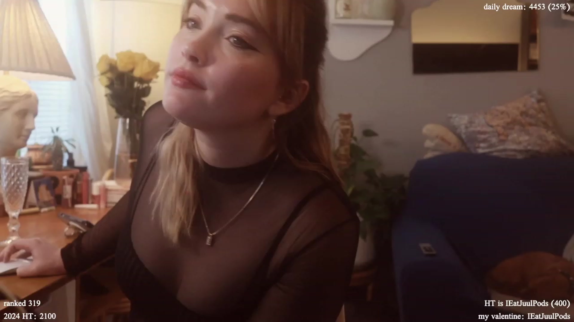 Gallery image thumbnail from Femme's myfreecams stream on, 02/01/2024, 20:17 image 13 of 20