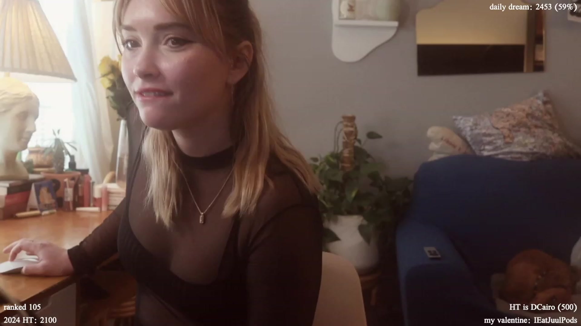 Gallery image thumbnail from Femme's myfreecams stream on, 02/01/2024, 21:16 image 4 of 20