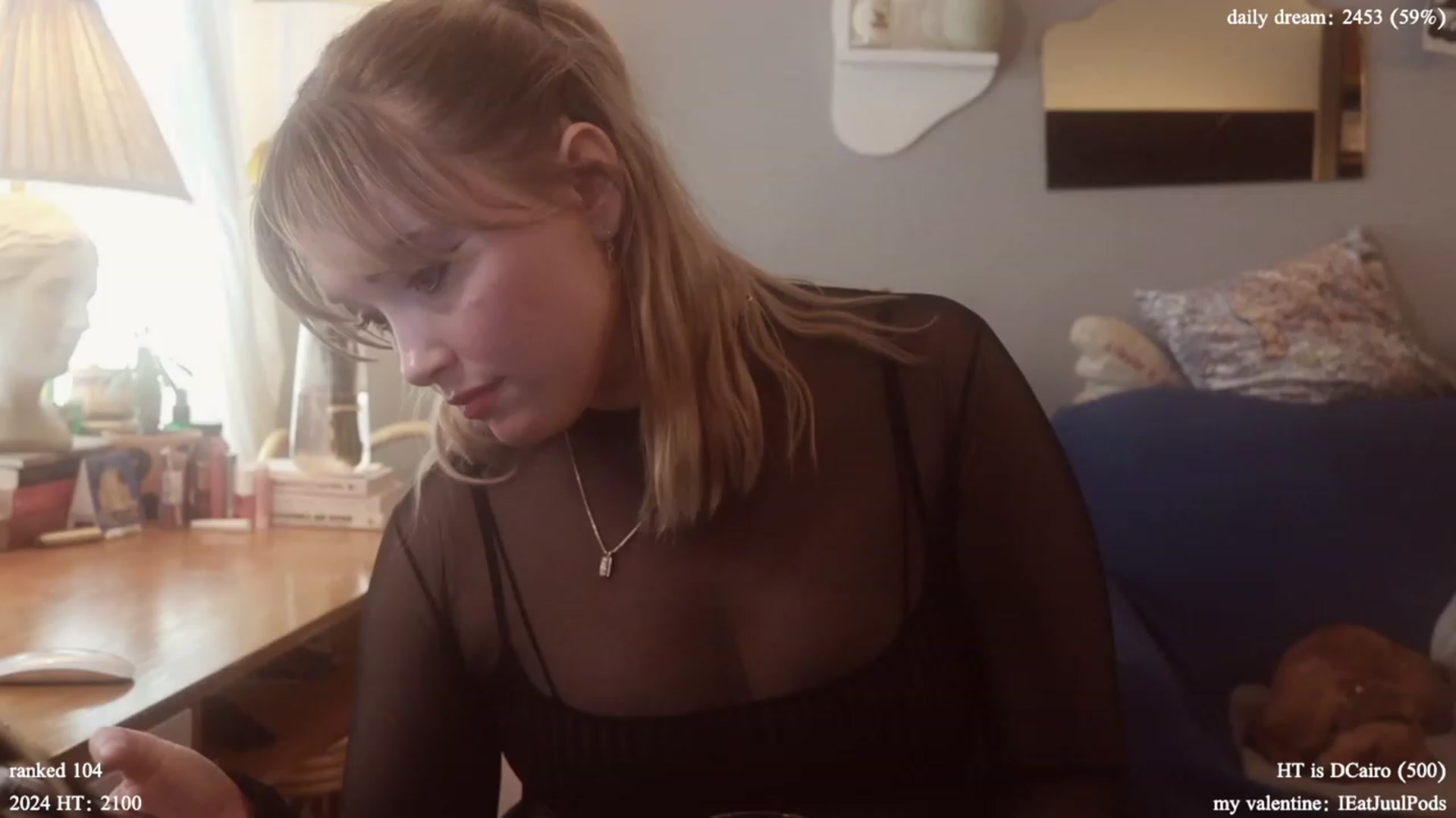 Gallery image thumbnail from Femme's myfreecams stream on, 02/01/2024, 21:16 image 2 of 20