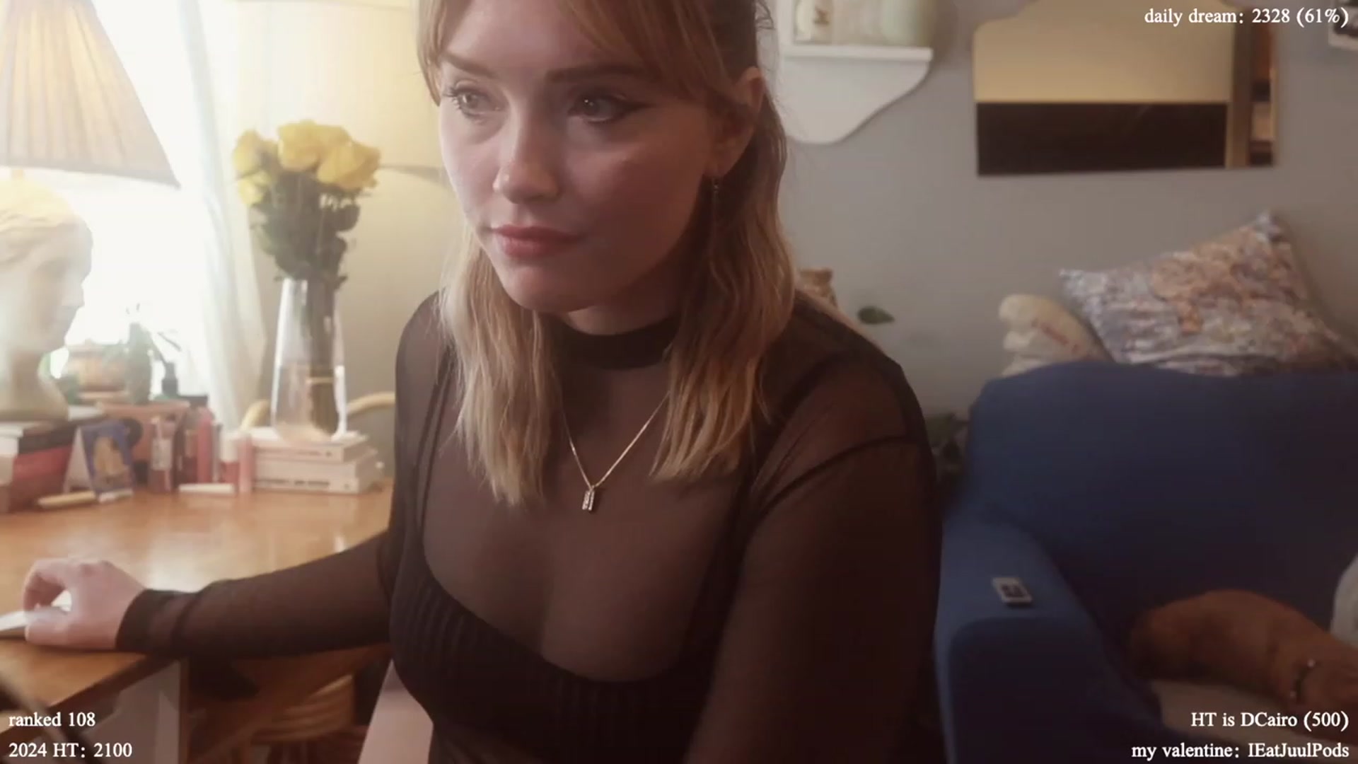 Gallery image thumbnail from Femme's myfreecams stream on, 02/01/2024, 21:16 image 9 of 20