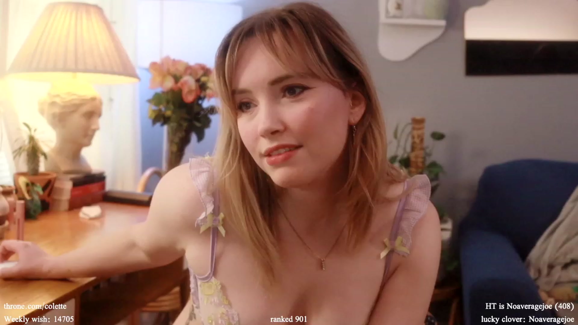Gallery image thumbnail from Femme's myfreecams stream on, 03/12/2024, 18:35 image 6 of 20