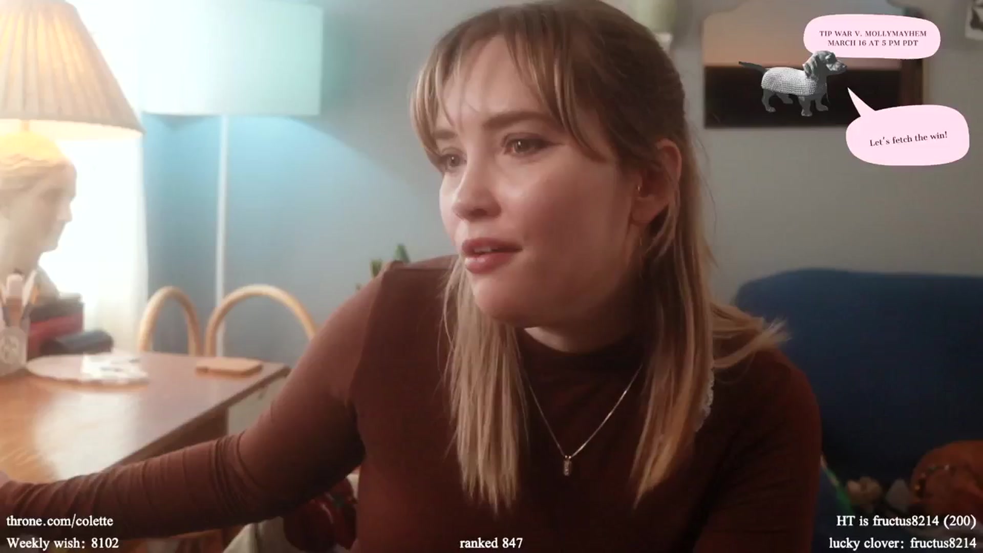 Gallery image thumbnail from Femme's myfreecams stream on, 03/15/2024, 18:52 image 13 of 20