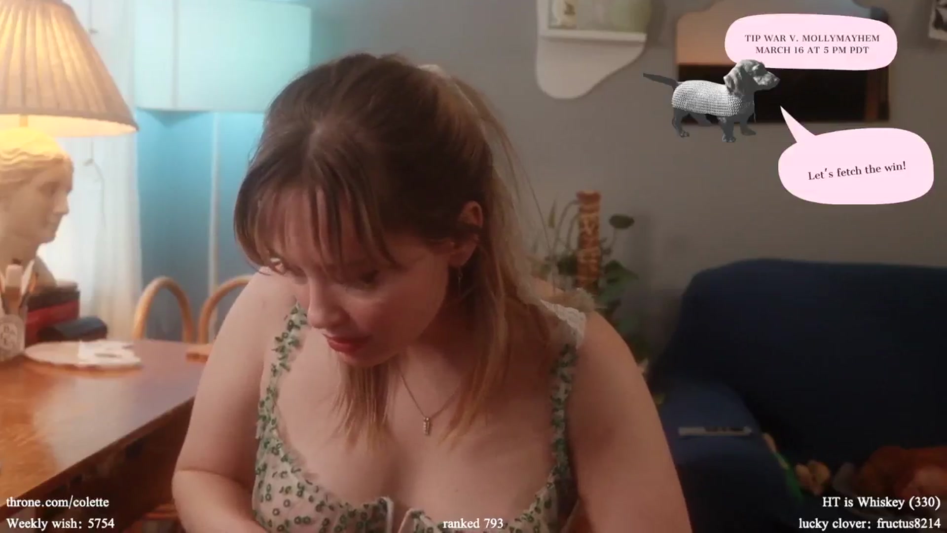 Gallery image thumbnail from Femme's myfreecams stream on, 03/15/2024, 21:09 image 17 of 20