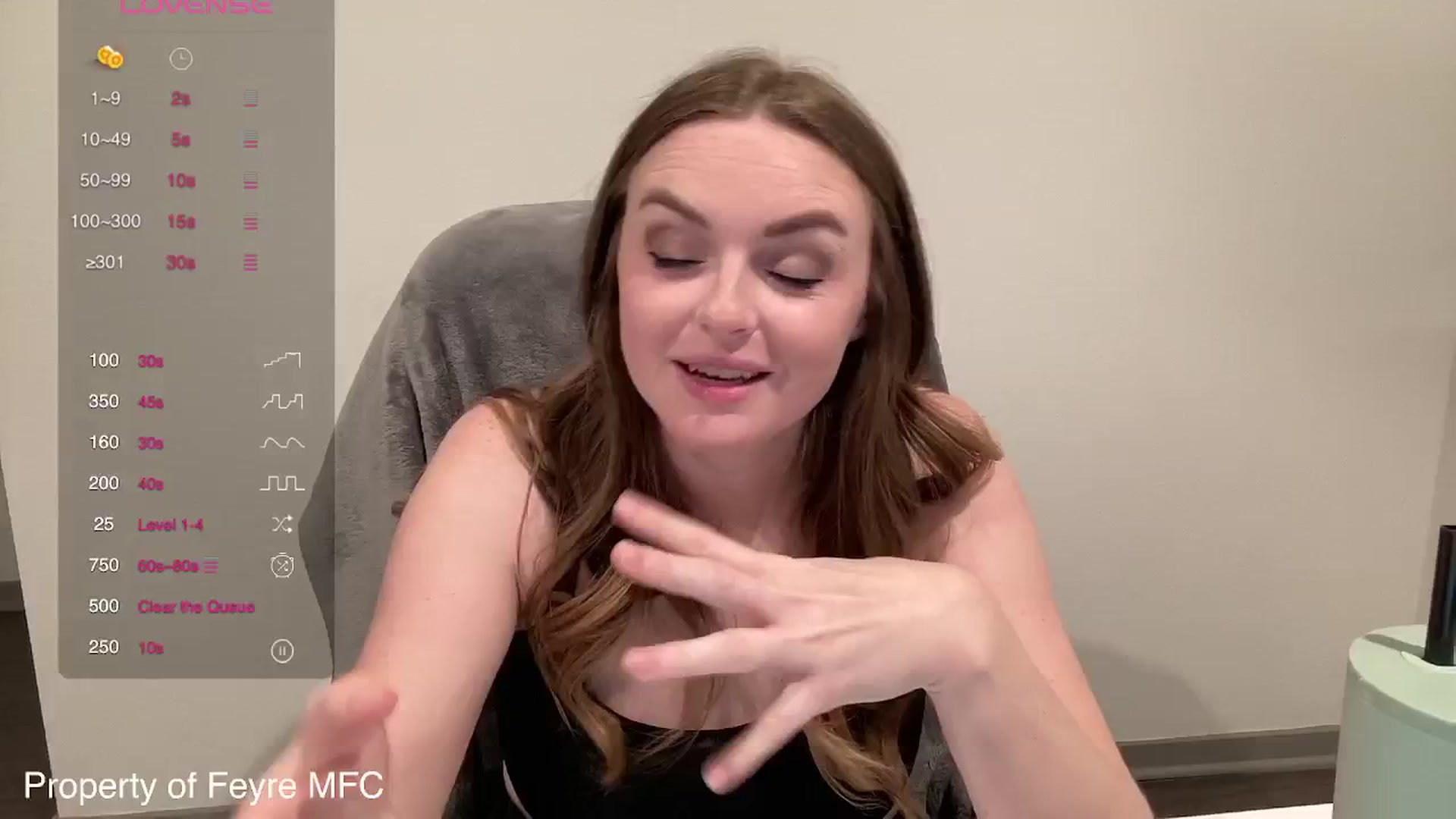 Gallery image thumbnail from Feyre's myfreecams stream on, 03/05/2024, 04:38 image 17 of 20