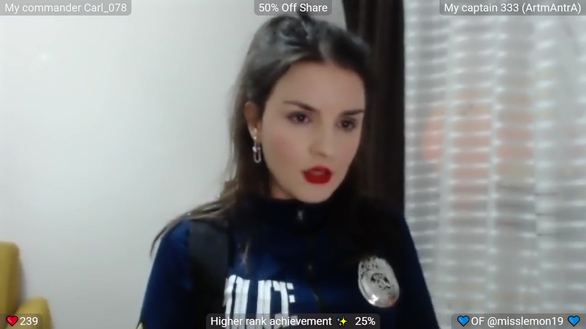 Gallery image thumbnail from FlirtyCop's myfreecams stream on, 11/02/2025, 22:14 image 4 of 20