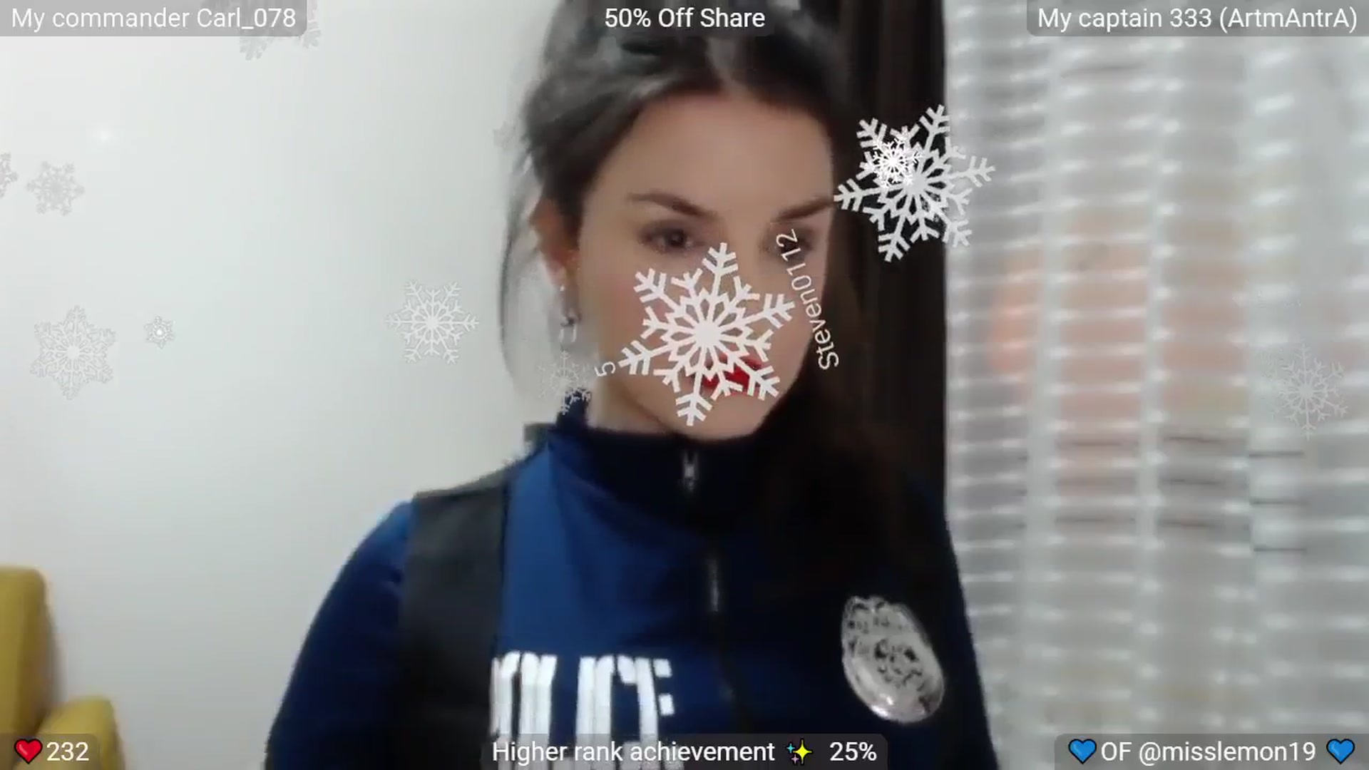 Gallery image thumbnail from FlirtyCop's myfreecams stream on, 11/02/2025, 22:14 image 5 of 20
