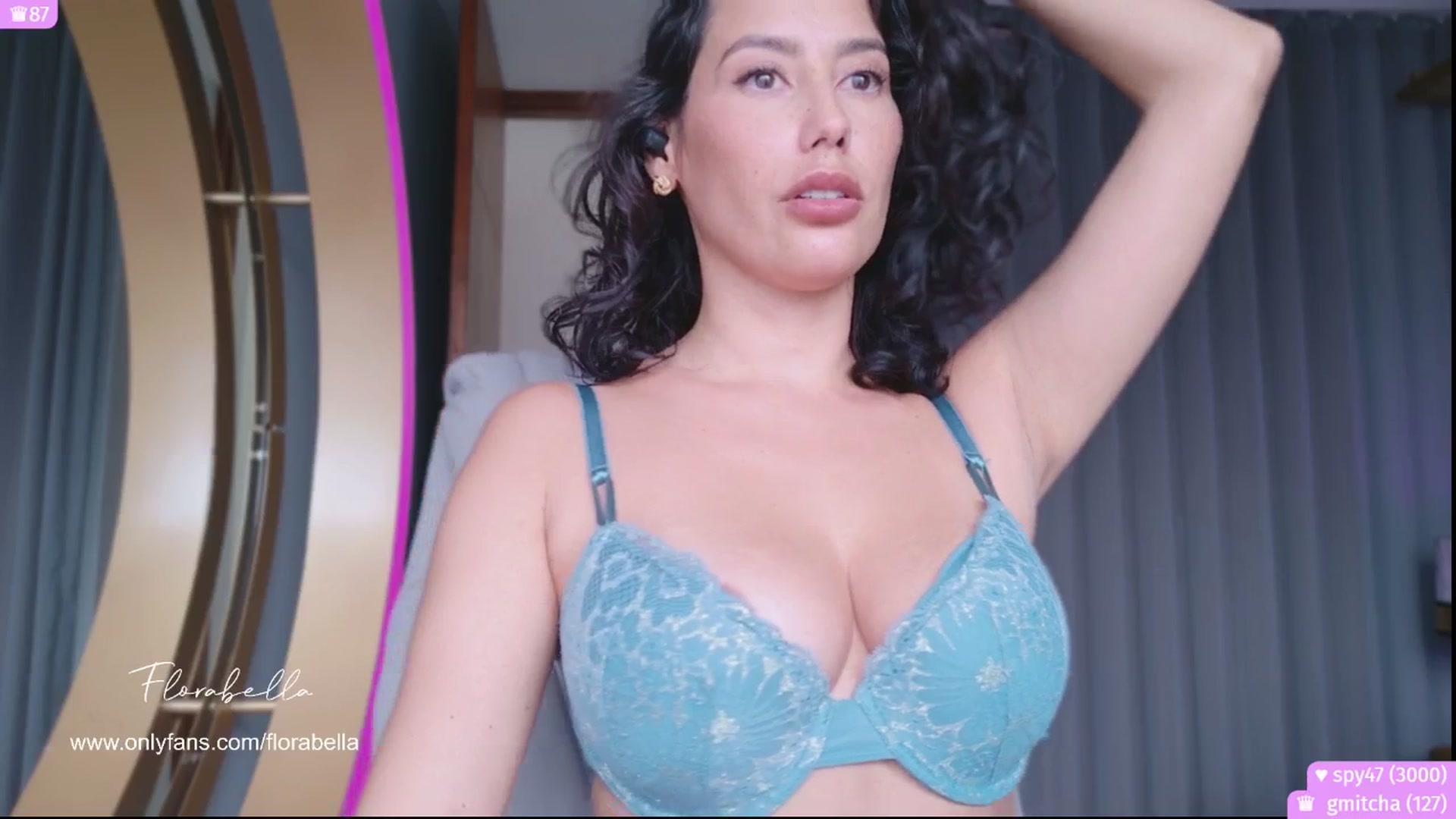 Gallery image thumbnail from Florabella's myfreecams stream on, 09/01/2025, 14:25 image 13 of 20