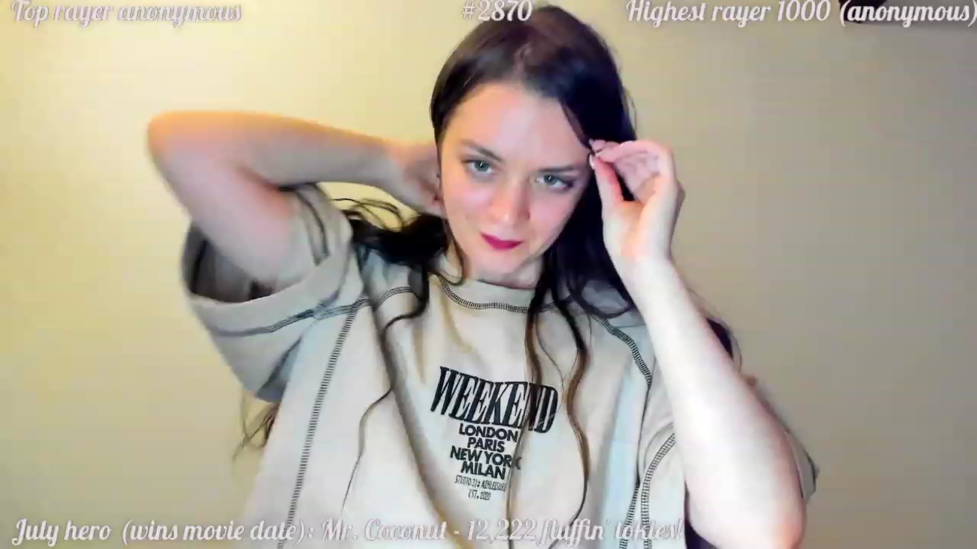 Gallery image thumbnail from FluffinRayRay's myfreecams stream on, 08/13/2023, 24:01 image 17 of 20