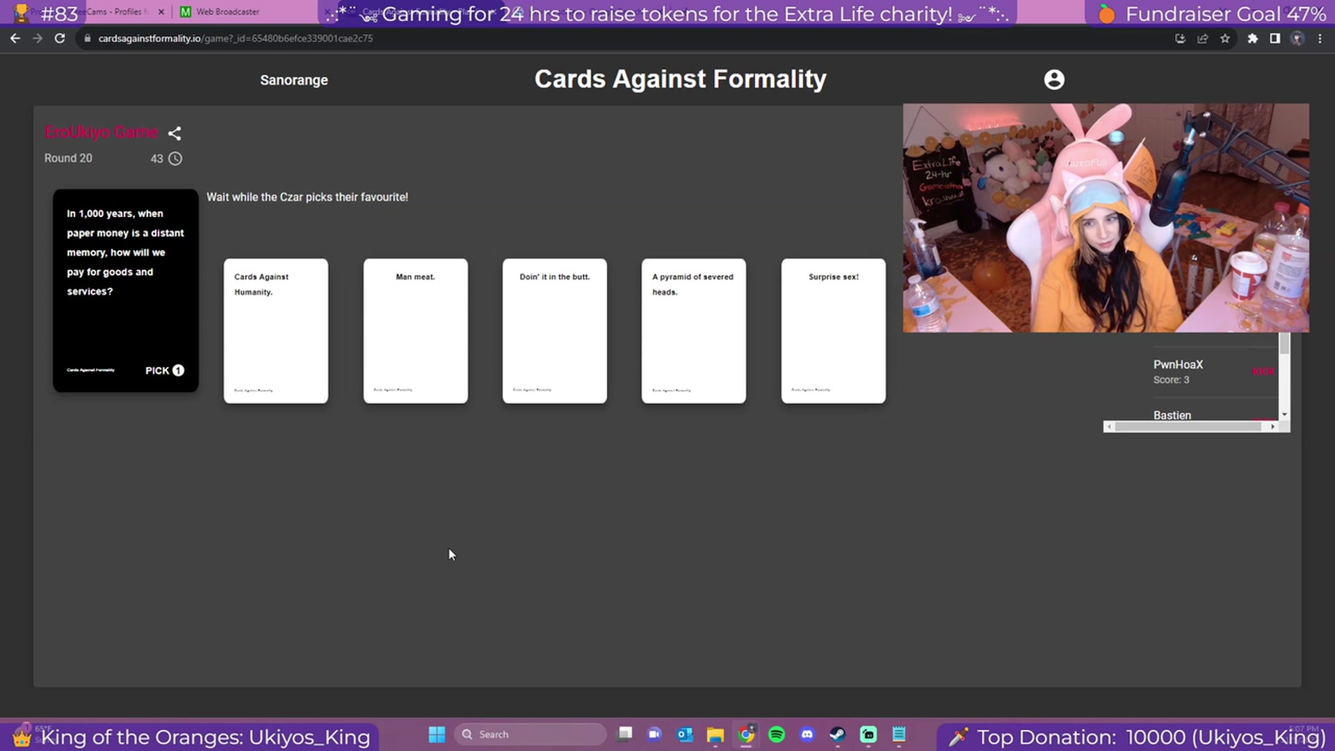 Gallery image thumbnail from FriendsUkiyo's myfreecams stream on, 11/05/2023, 22:18 image 19 of 20