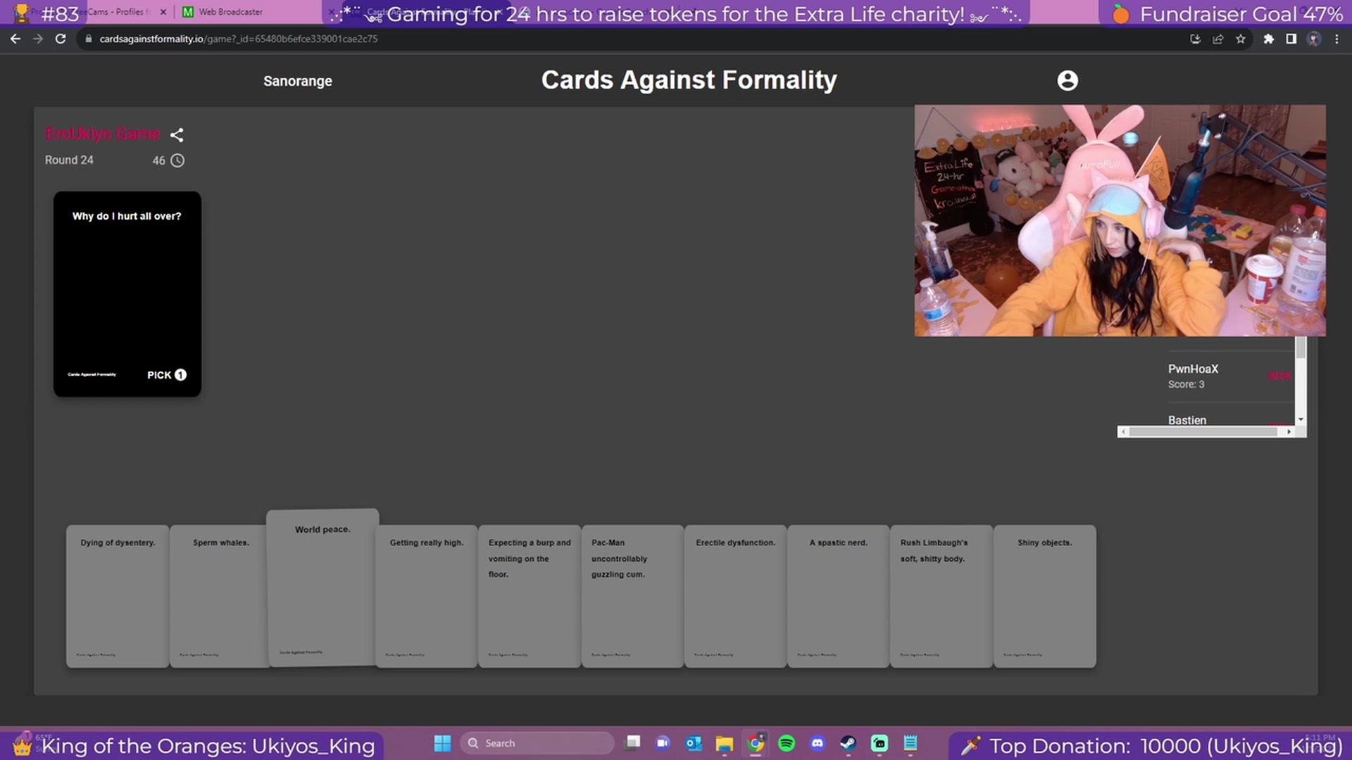Gallery image thumbnail from FriendsUkiyo's myfreecams stream on, 11/05/2023, 22:18 image 20 of 20
