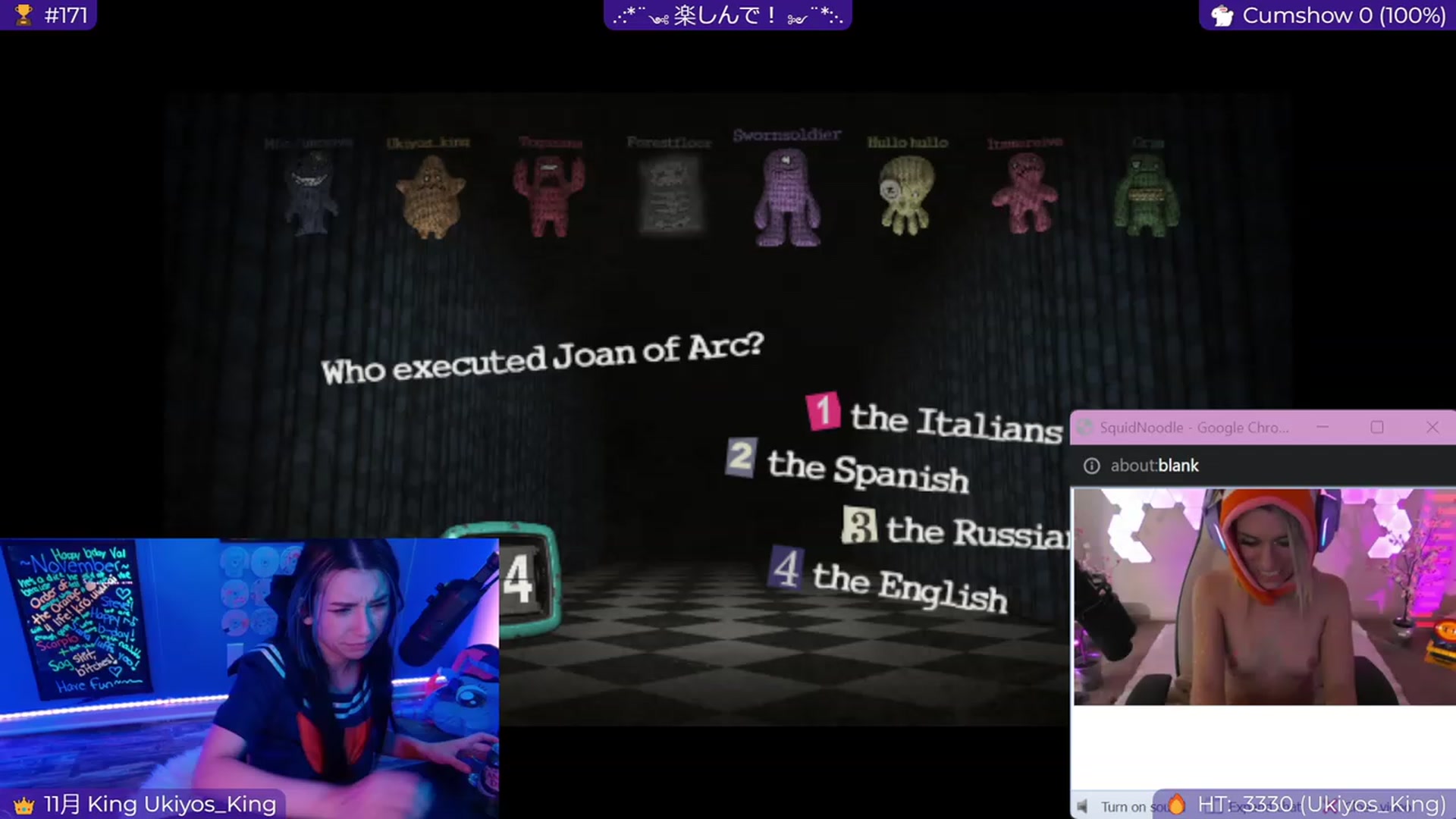 Gallery image thumbnail from FriendsUkiyo's myfreecams stream on, 11/19/2023, 18:37 image 6 of 20