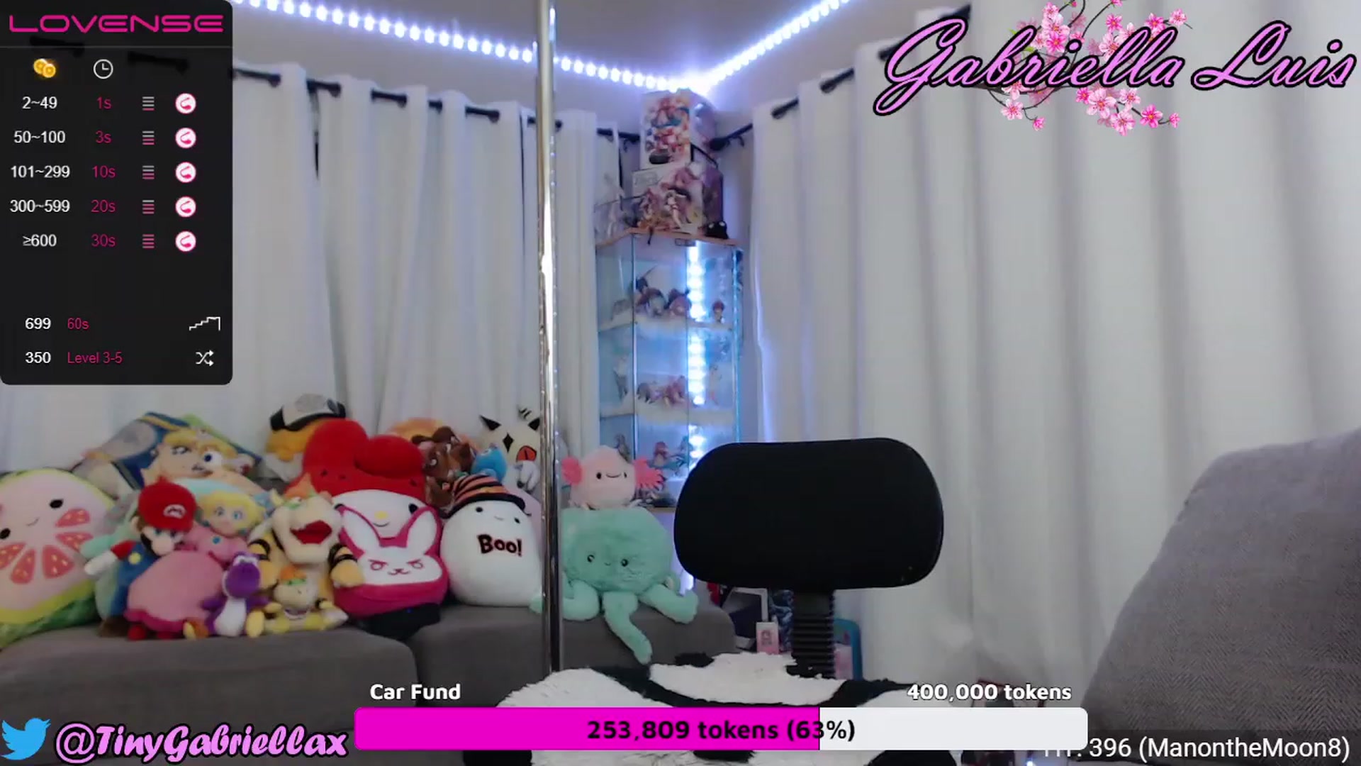 Gallery image thumbnail from GabriellaLuis's myfreecams stream on, 11/21/2022, 04:11 image 6 of 20