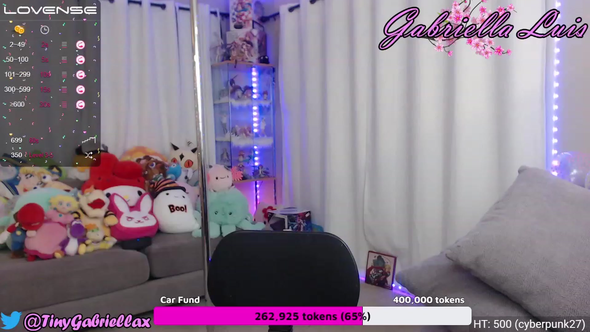 Gallery image thumbnail from GabriellaLuis's myfreecams stream on, 12/05/2022, 07:25 image 1 of 20