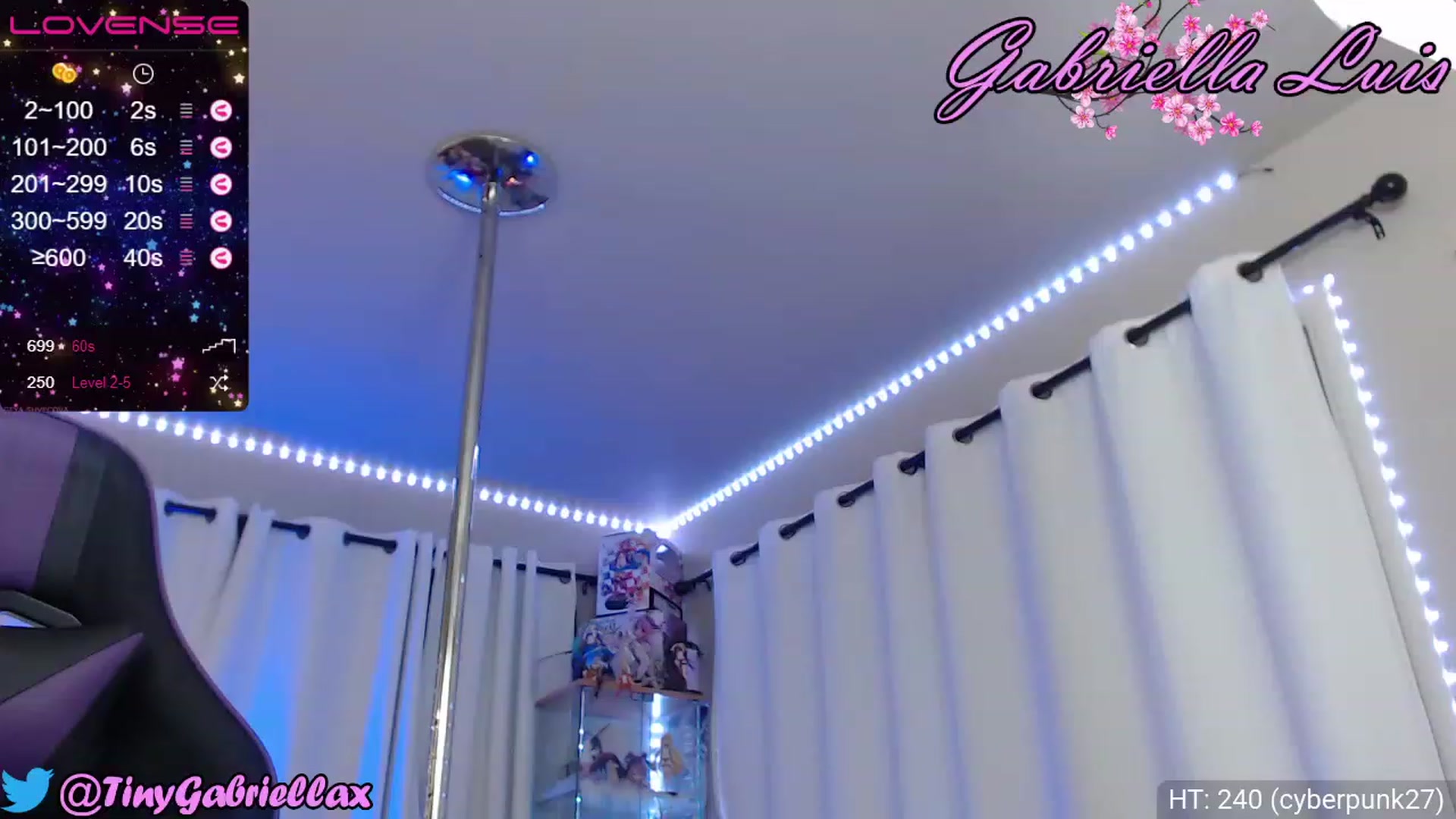 Gallery image thumbnail from GabriellaLuis's myfreecams stream on, 05/29/2023, 05:30 image 9 of 20