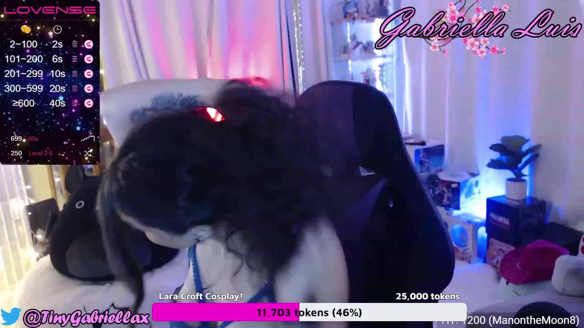 Gallery image thumbnail from GabriellaLuis's myfreecams stream on, 07/05/2023, 04:19 image 18 of 20