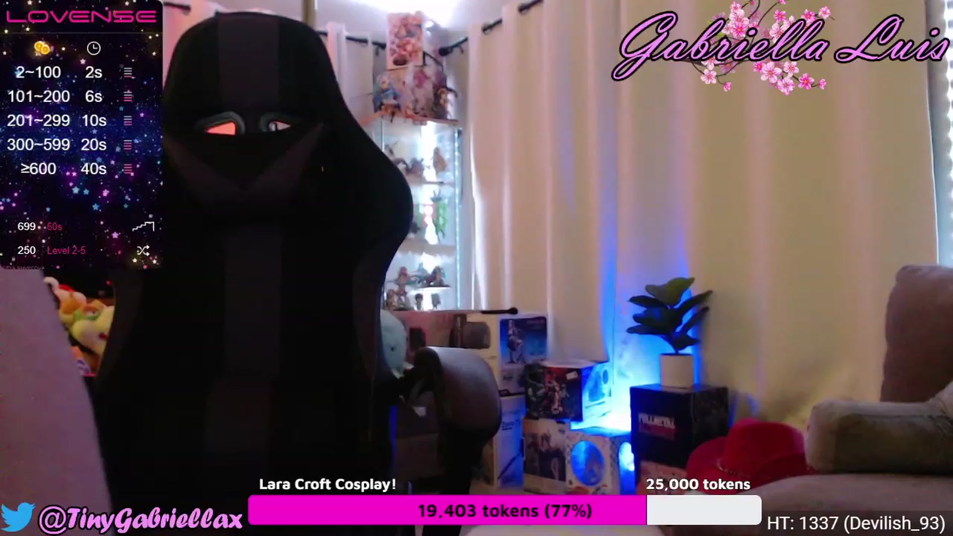 Gallery image thumbnail from GabriellaLuis's myfreecams stream on, 07/05/2023, 07:36 image 20 of 20