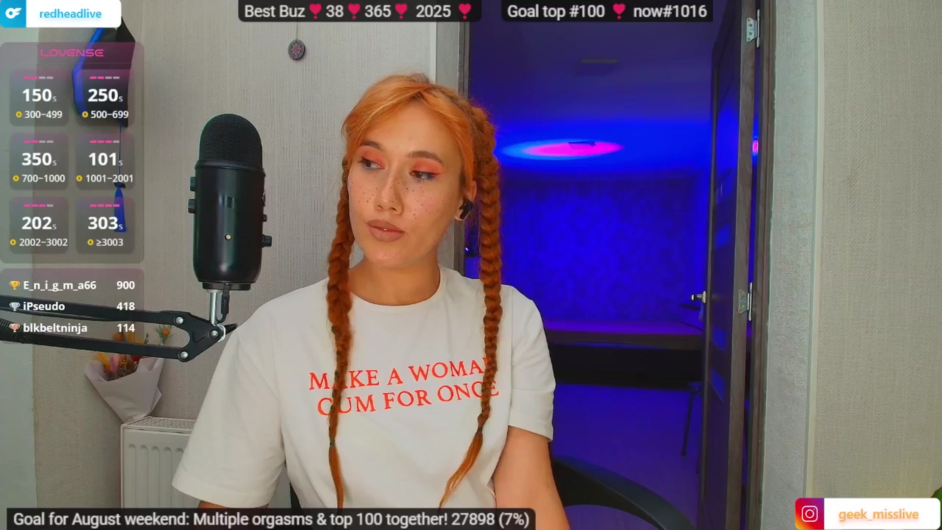 Gallery image thumbnail from Geek_MISS's myfreecams stream on, 08/02/2025, 07:37 image 5 of 20