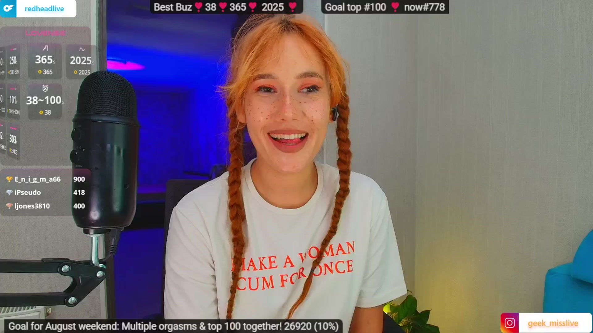 Gallery image thumbnail from Geek_MISS's myfreecams stream on, 08/02/2025, 08:35 image 17 of 20