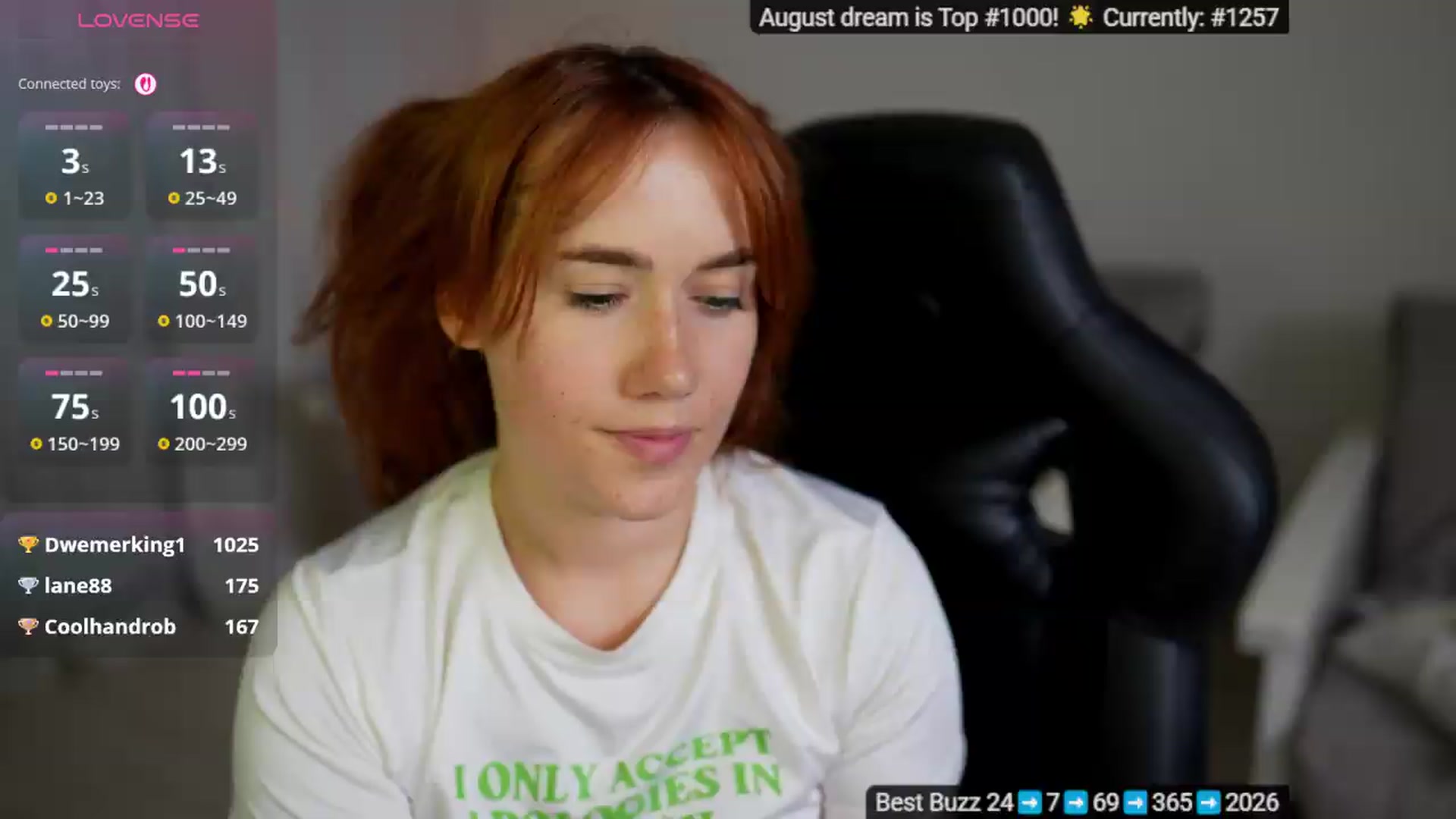 Gallery image thumbnail from Geek_MISS's myfreecams stream on, 08/30/2026, 16:21 image 5 of 20