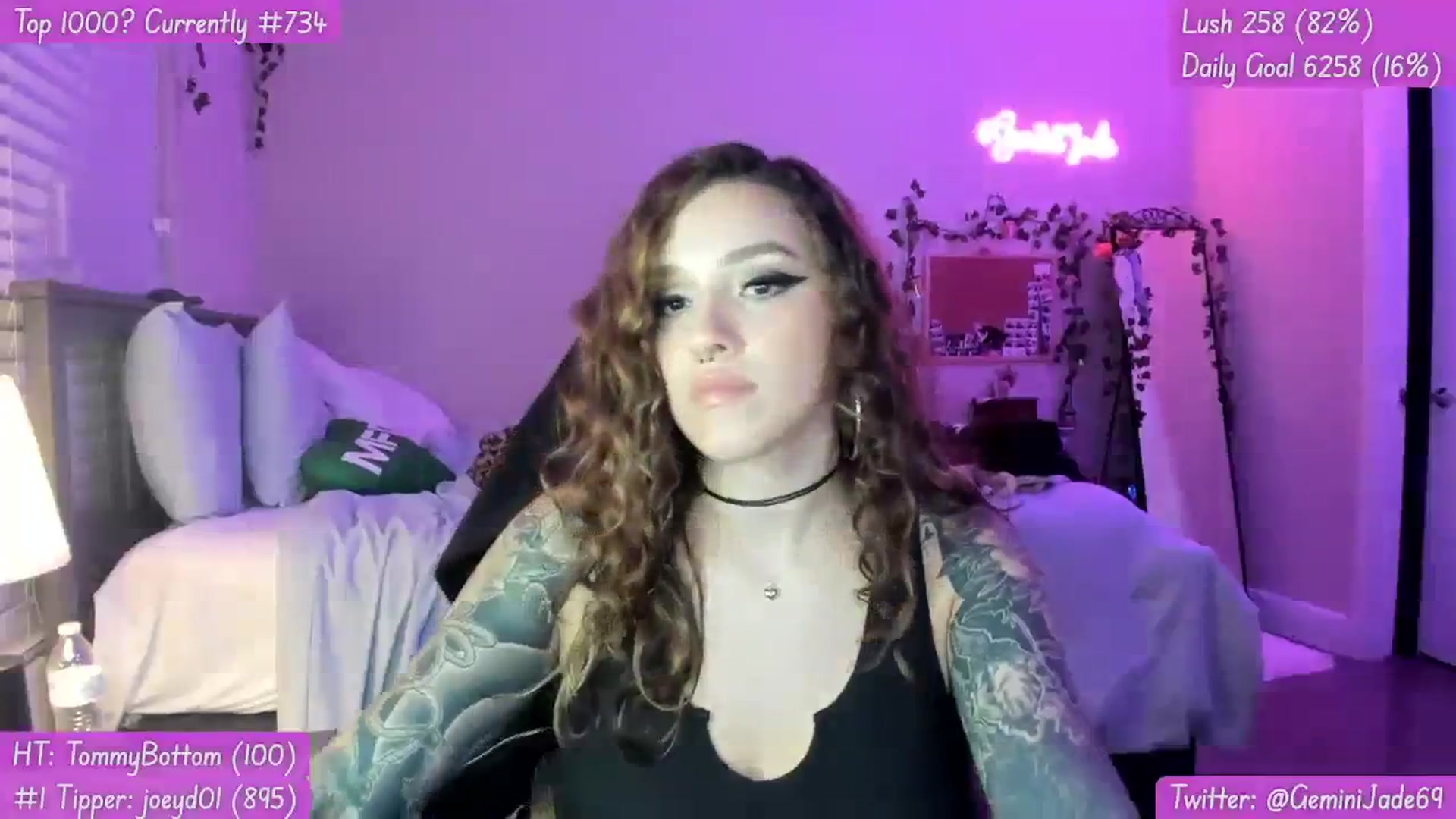 Gallery image thumbnail from GeminiJade69's myfreecams stream on, 08/03/2023, 04:54 image 6 of 20