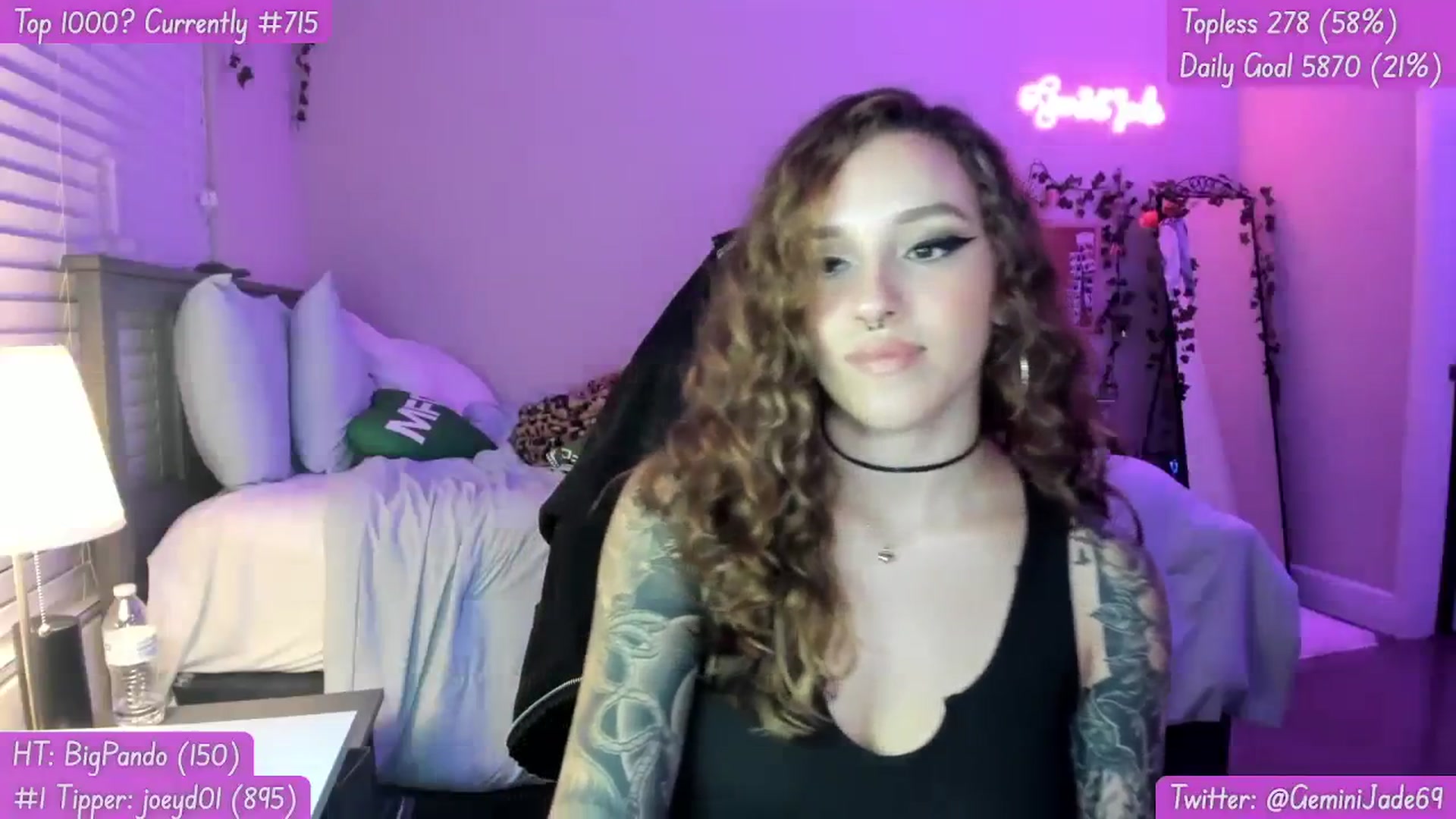 Gallery image thumbnail from GeminiJade69's myfreecams stream on, 08/03/2023, 06:56 image 6 of 20