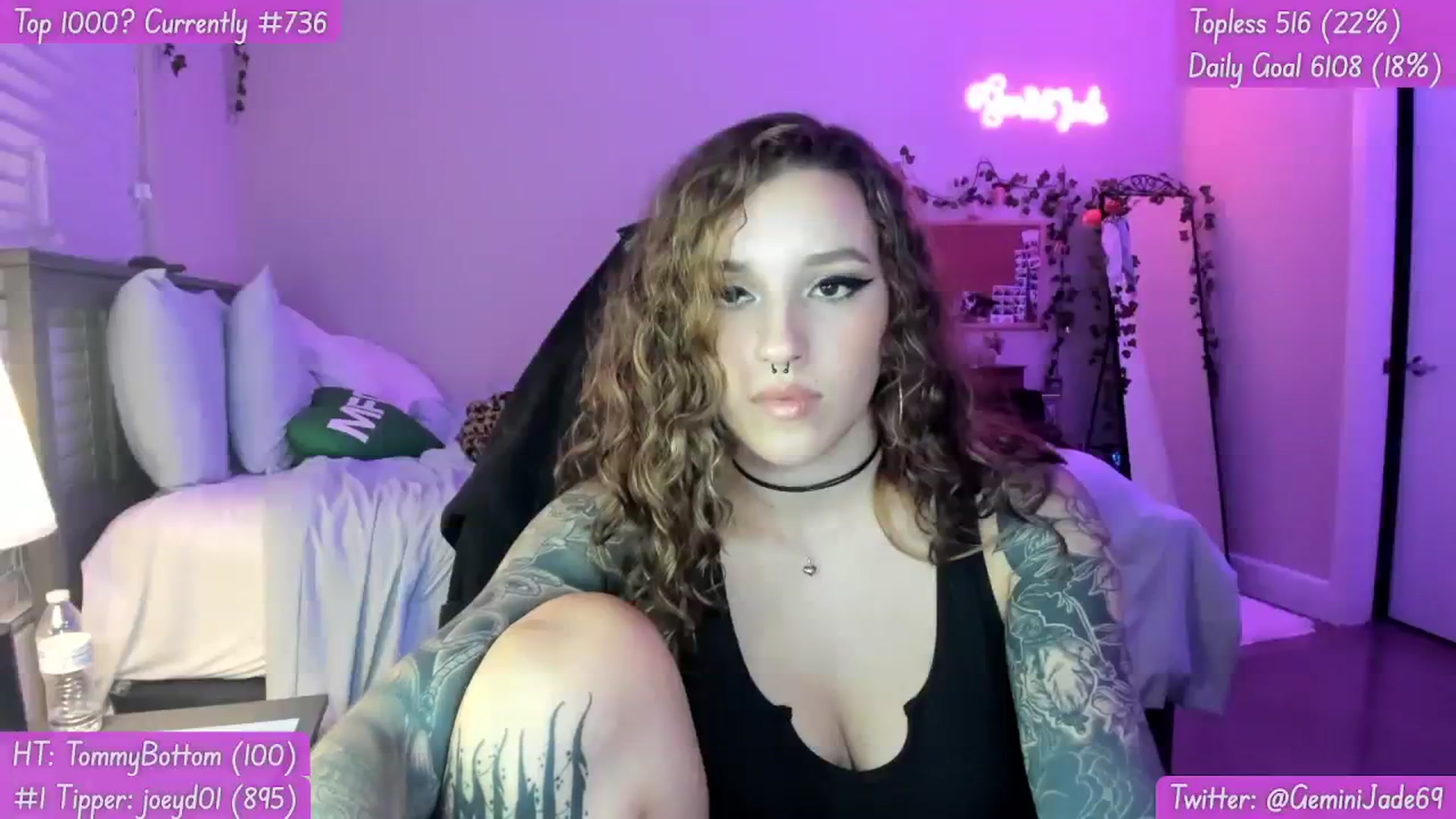Gallery image thumbnail from GeminiJade69's myfreecams stream on, 08/03/2023, 06:56 image 2 of 20