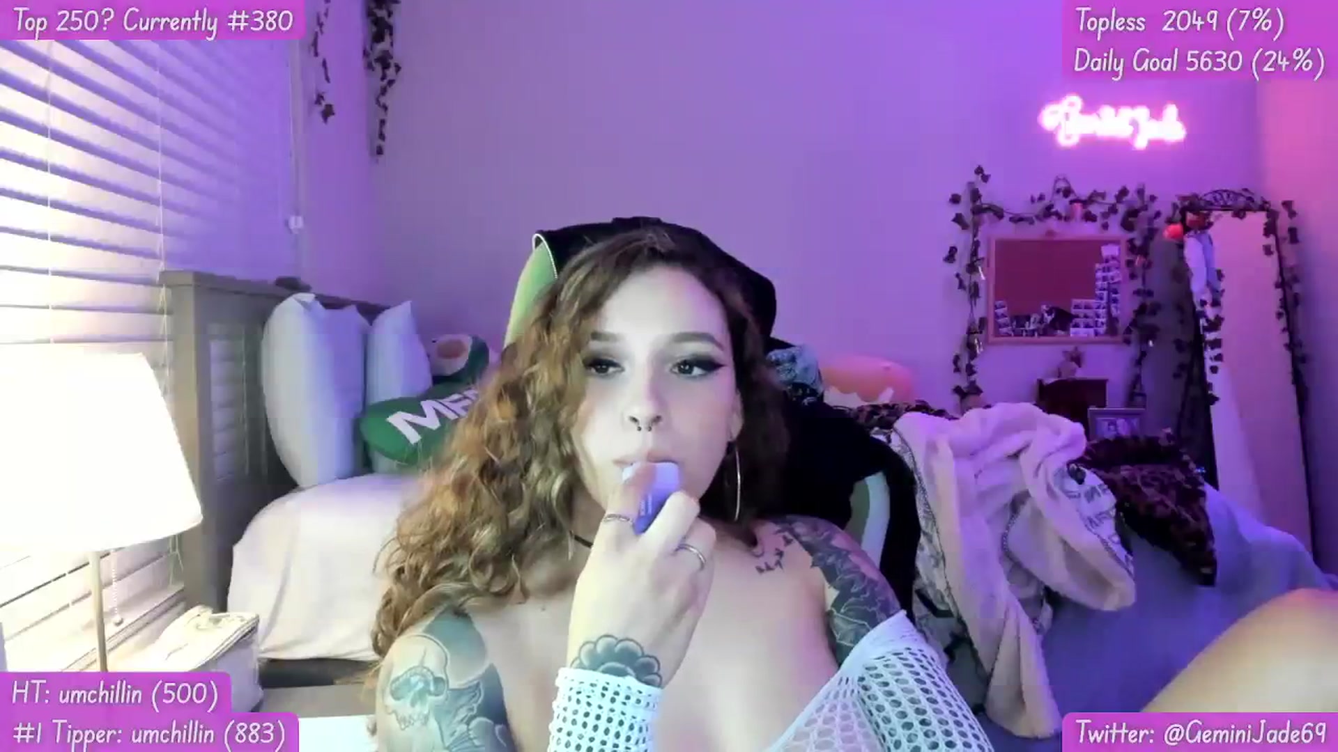 Gallery image thumbnail from GeminiJade69's myfreecams stream on, 08/07/2023, 06:41 image 19 of 20