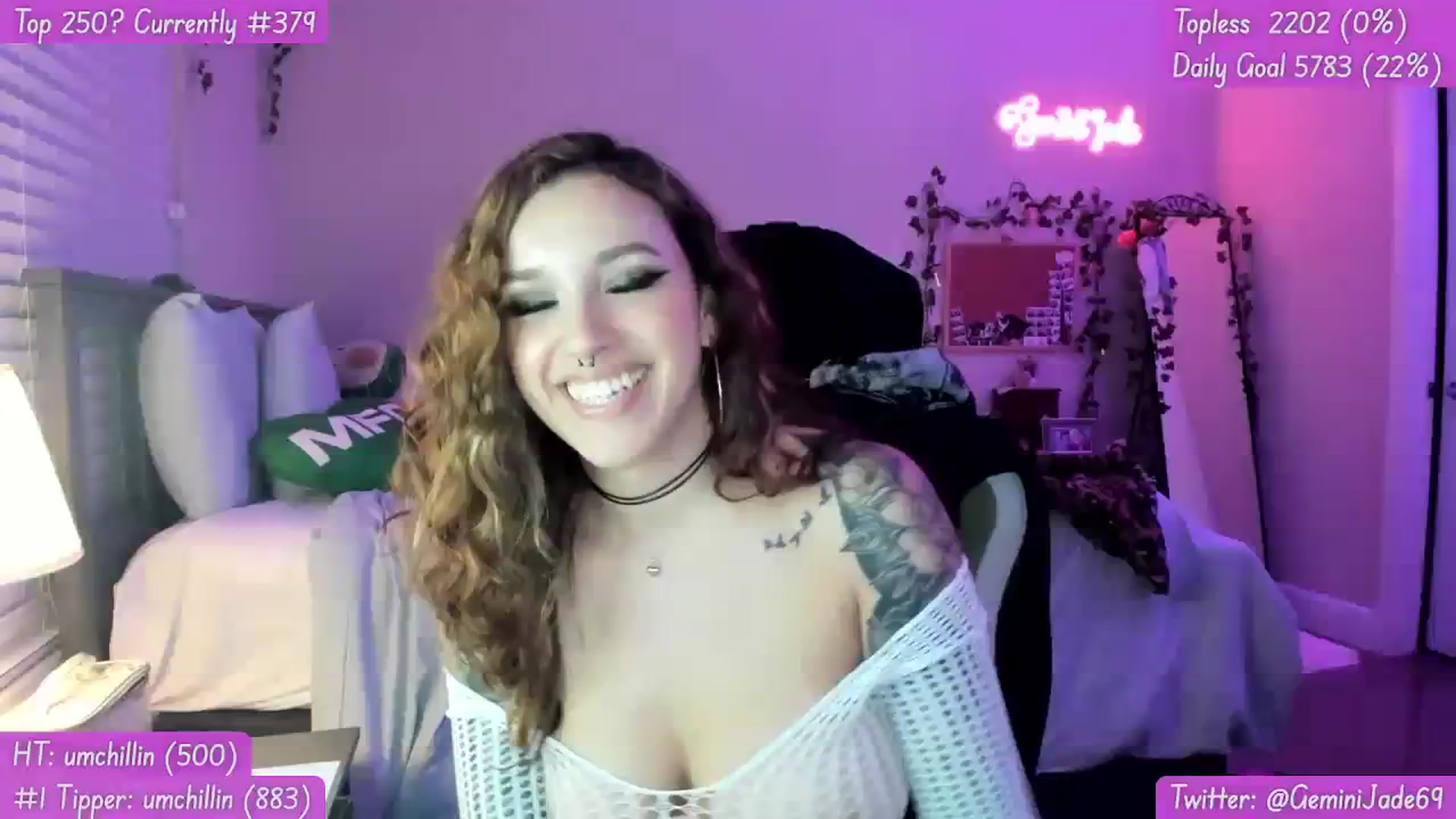 Gallery image thumbnail from GeminiJade69's myfreecams stream on, 08/07/2023, 06:41 image 8 of 20