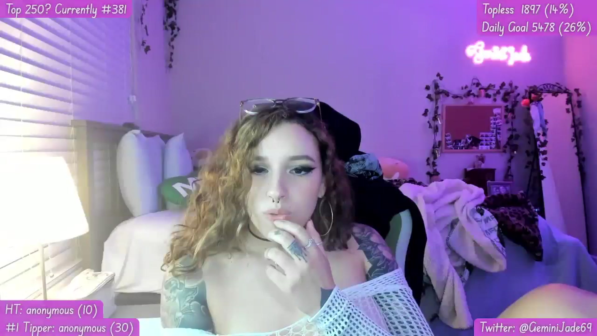 Gallery image thumbnail from GeminiJade69's myfreecams stream on, 08/07/2023, 07:43 image 3 of 20
