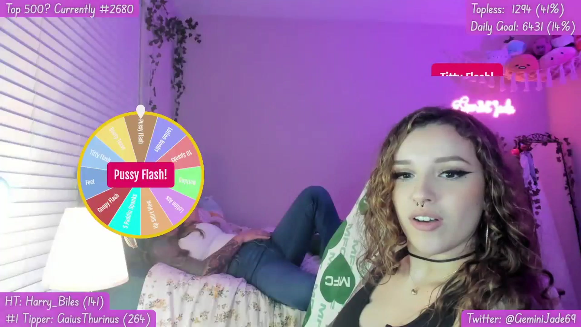 Gallery image thumbnail from GeminiJade69's myfreecams stream on, 09/15/2023, 05:52 image 18 of 20