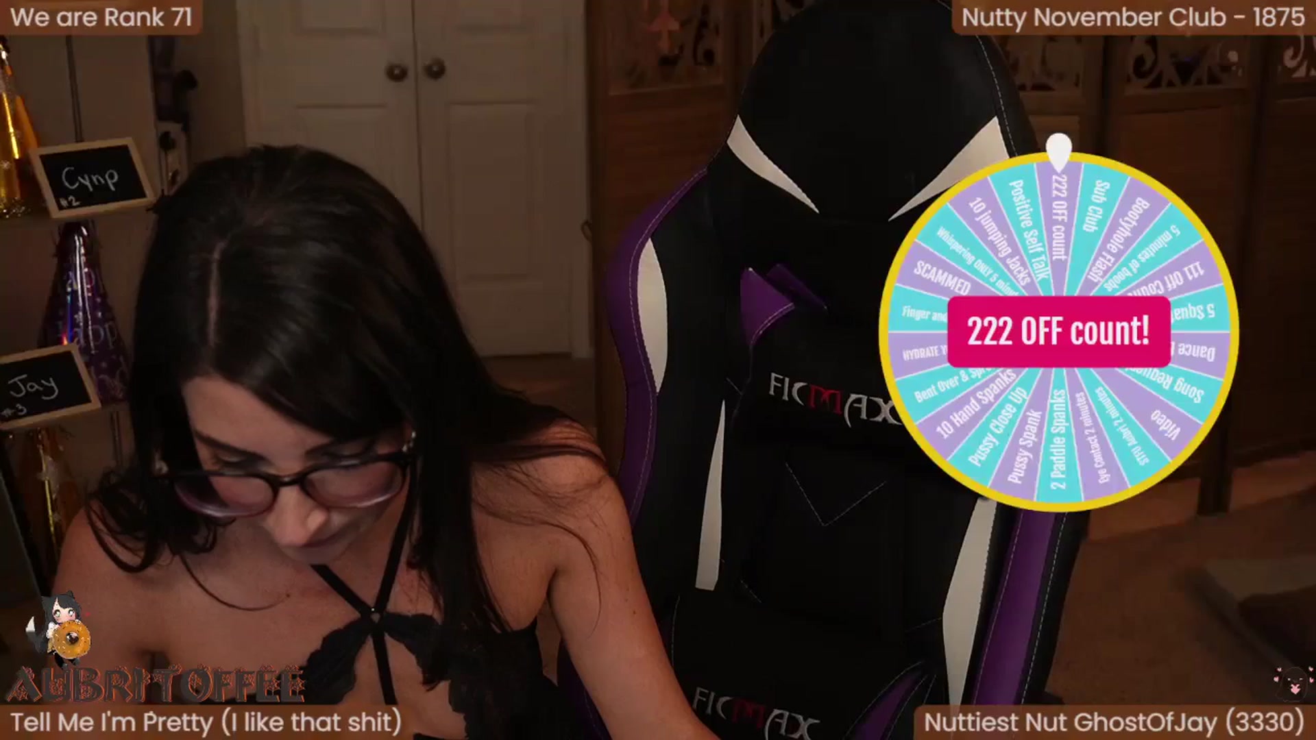 Gallery image thumbnail from GhostOfAubri's myfreecams stream on, 11/17/2023, 05:00 image 6 of 20