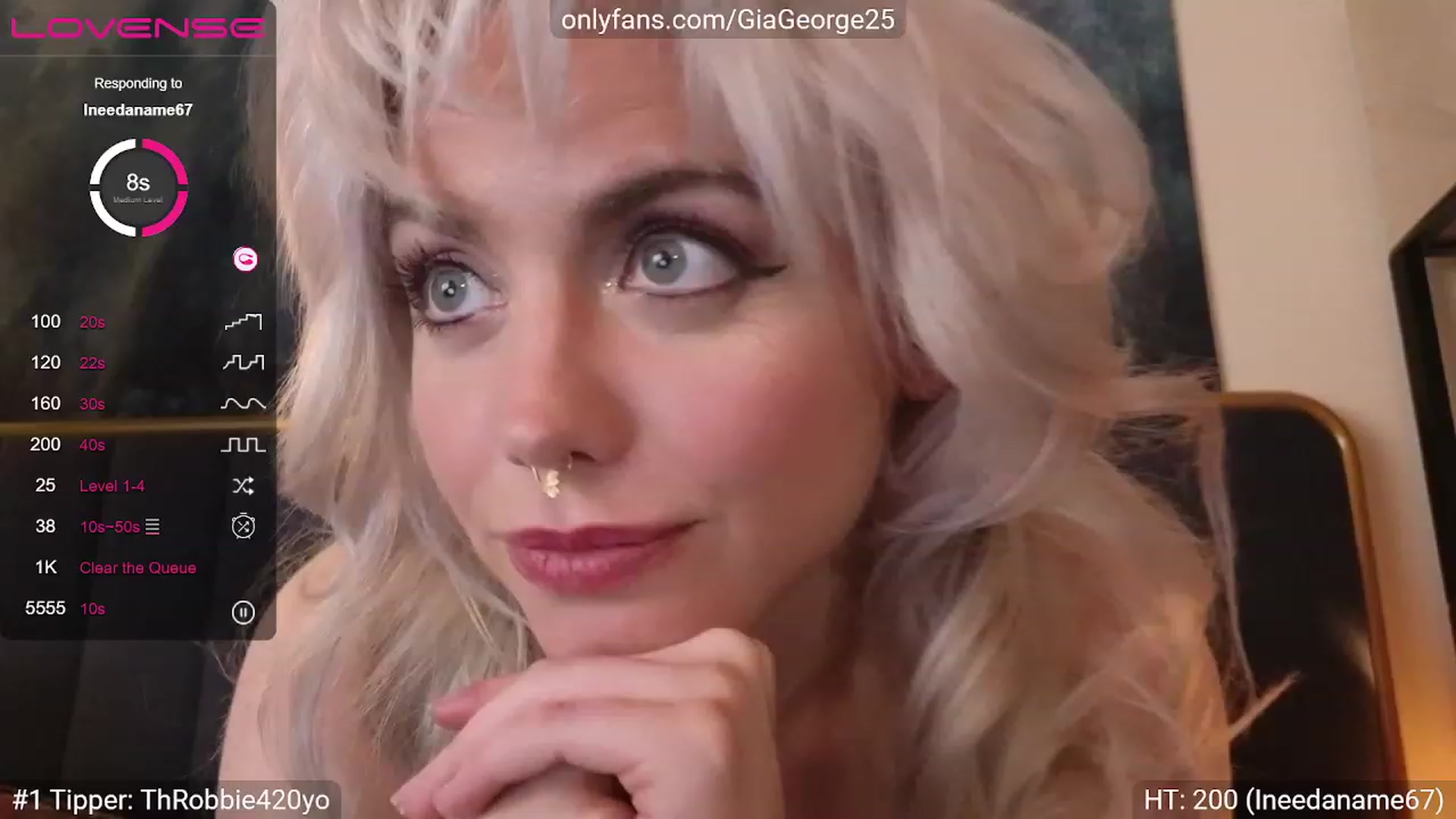 Gallery image thumbnail from GiaGeorge25's myfreecams stream on, 06/06/2023, 04:15 image 14 of 20
