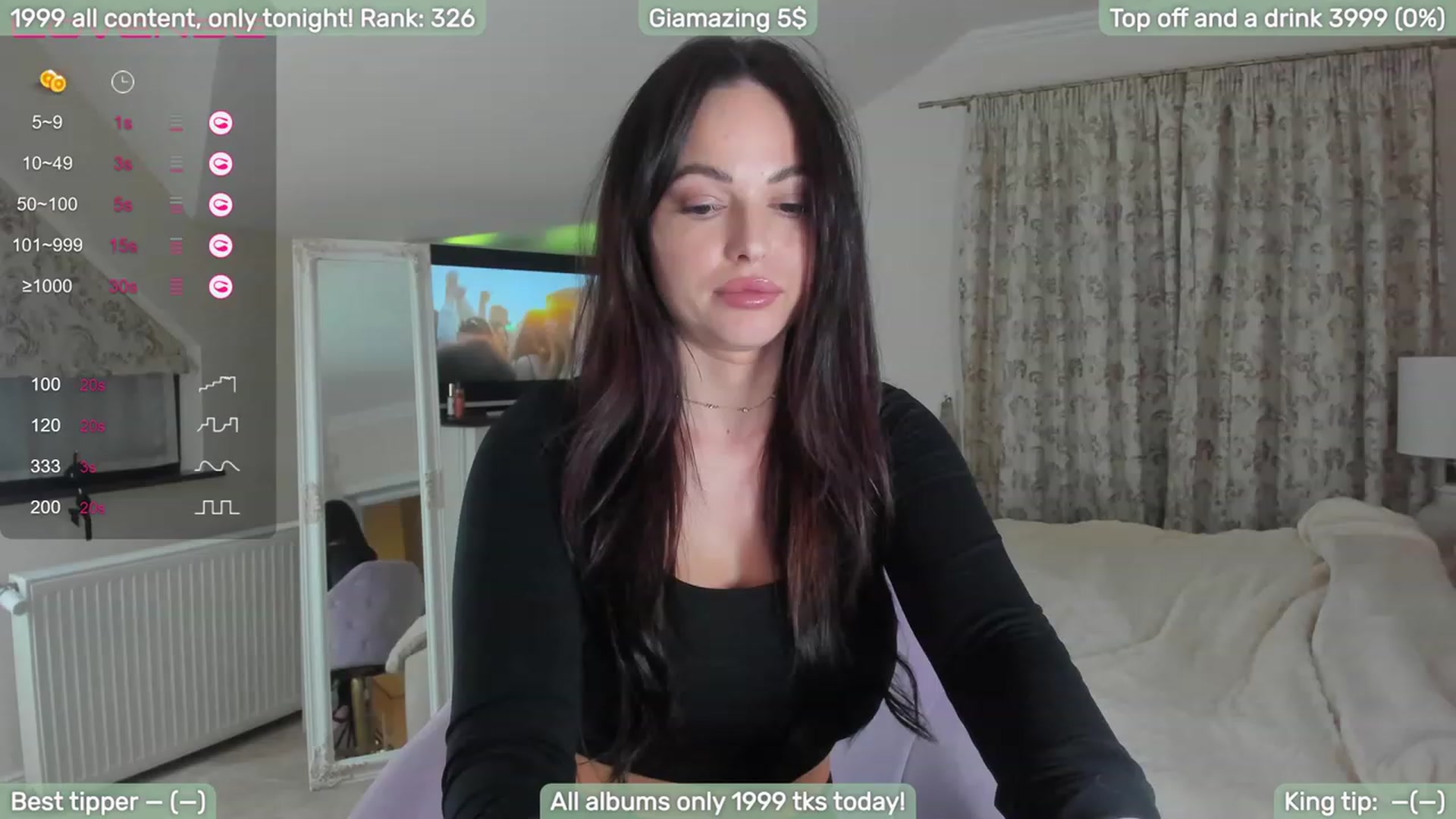 Gallery image thumbnail from GiaMazing's myfreecams stream on, 01/07/2023, 21:04 image 5 of 20